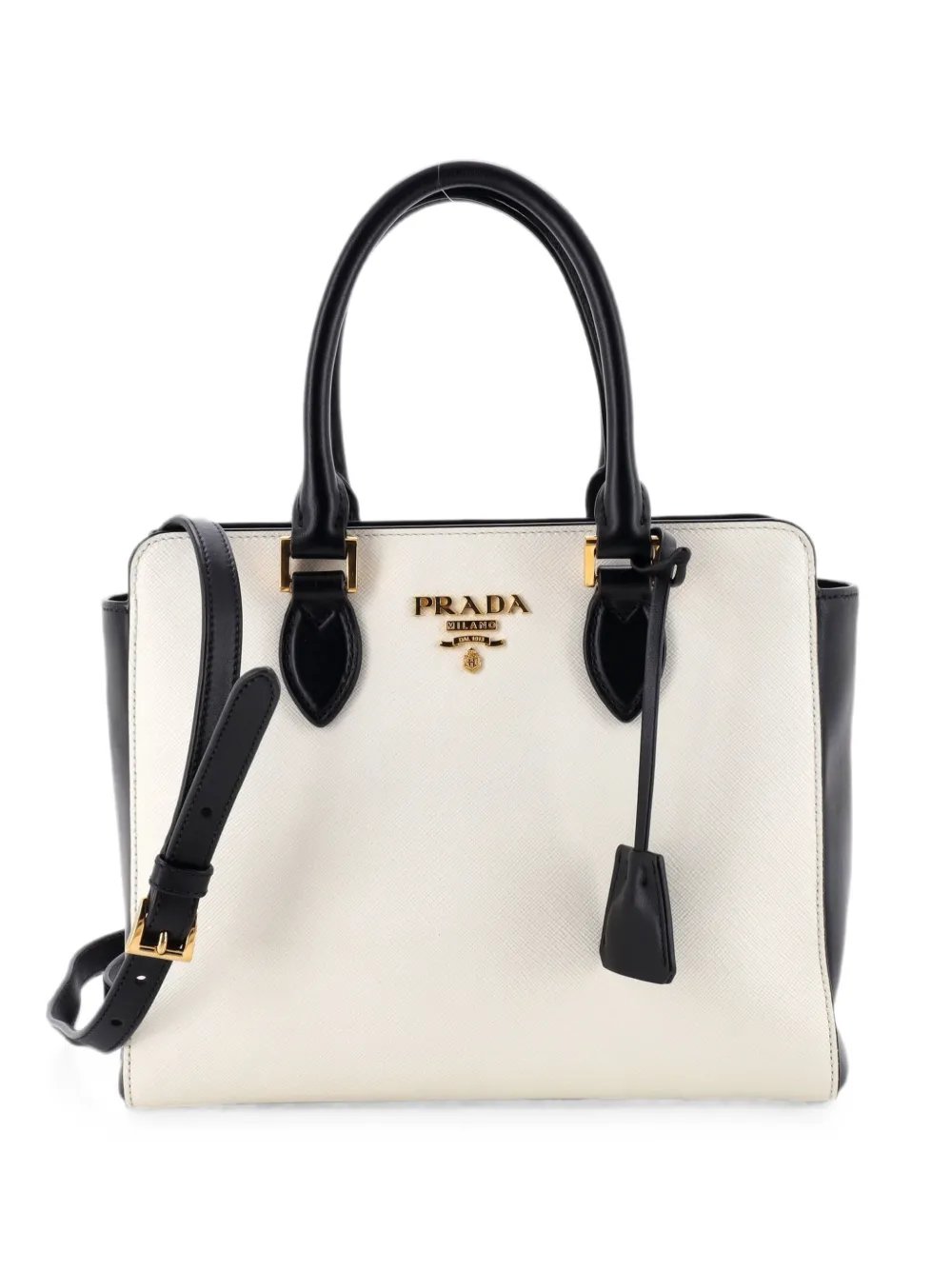 Convertible Open Saffiano Leather Small tote bag