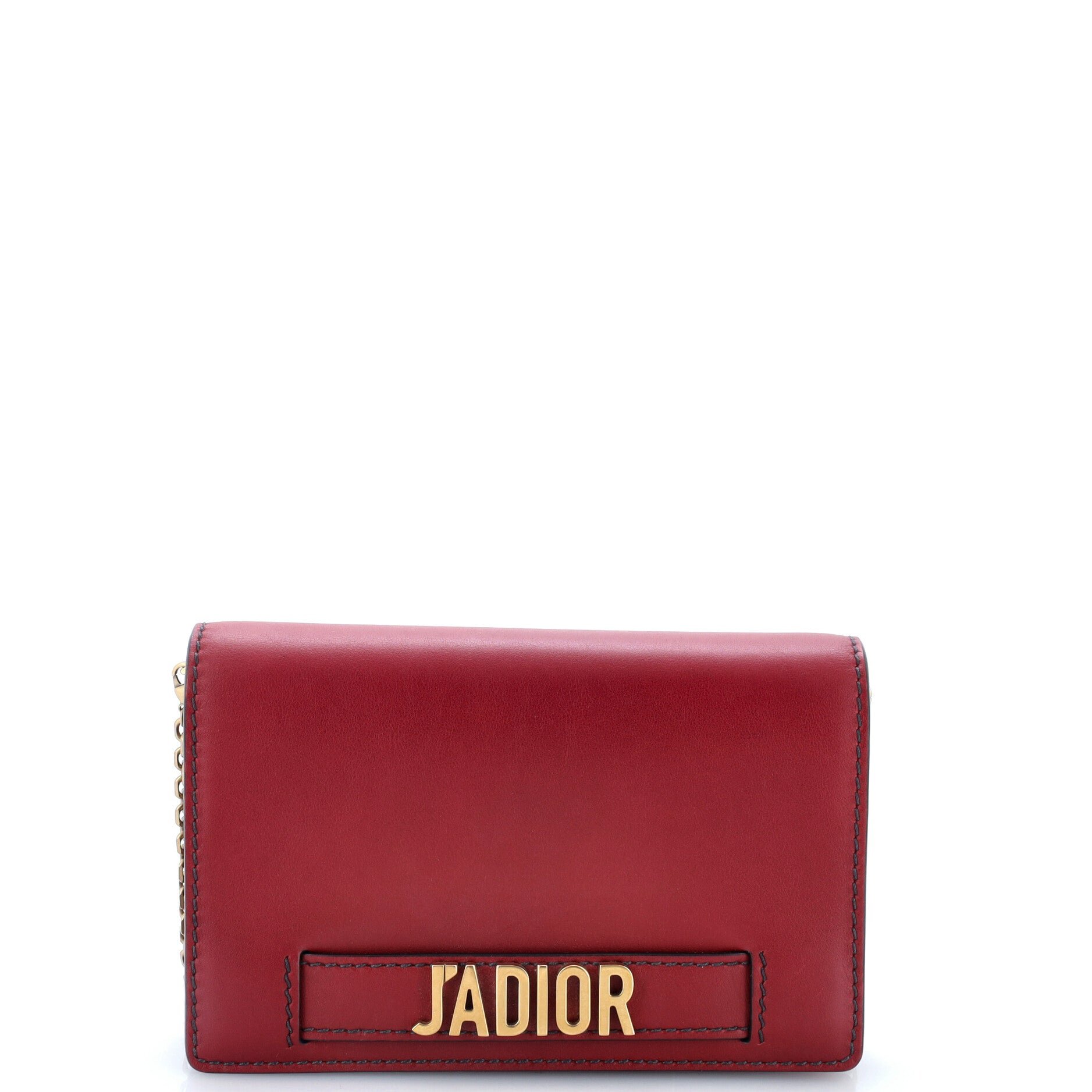 J'Adior Wallet on Chain Leather