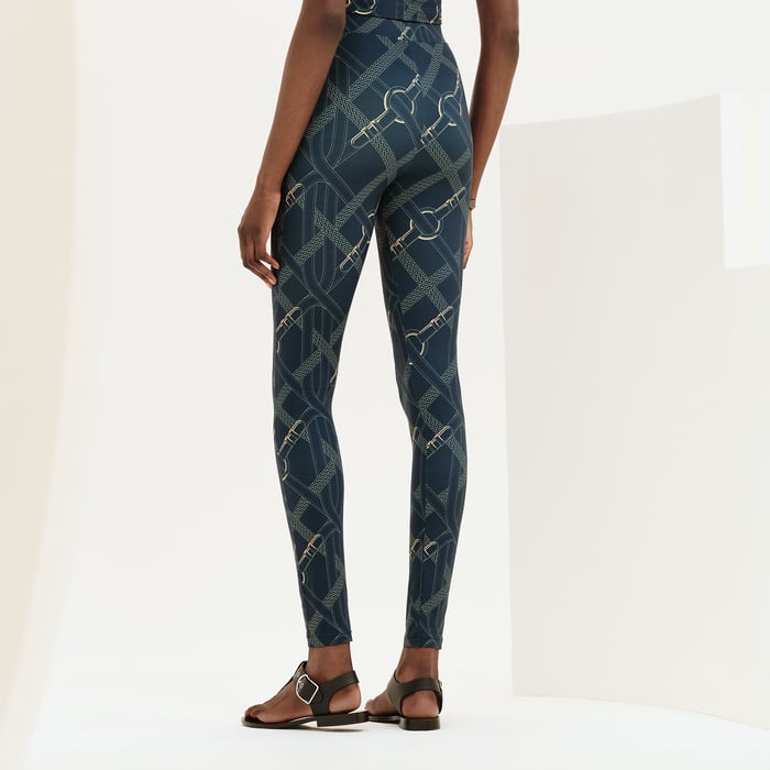 Bleu Grand Large Coaching Remix Leggings