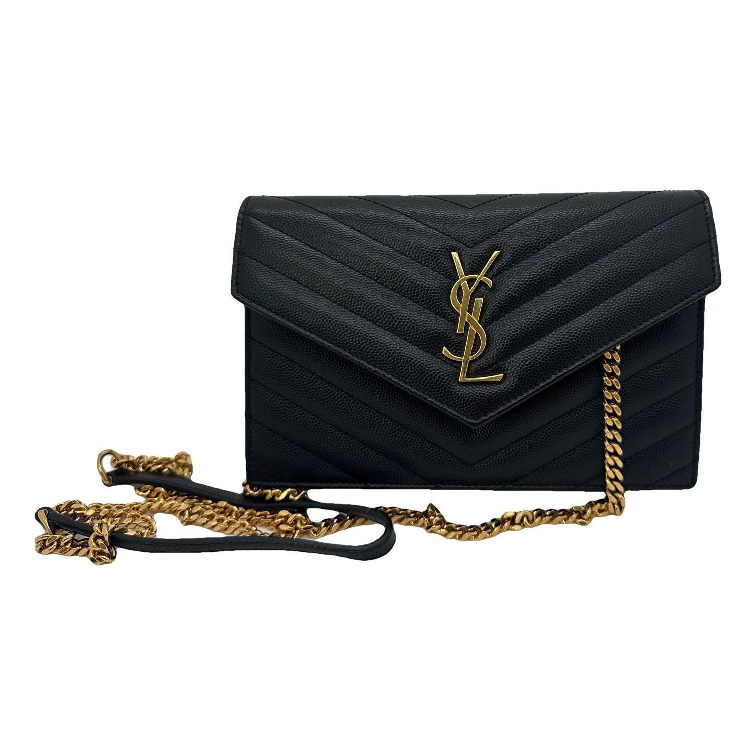 Envelope leather crossbody bag