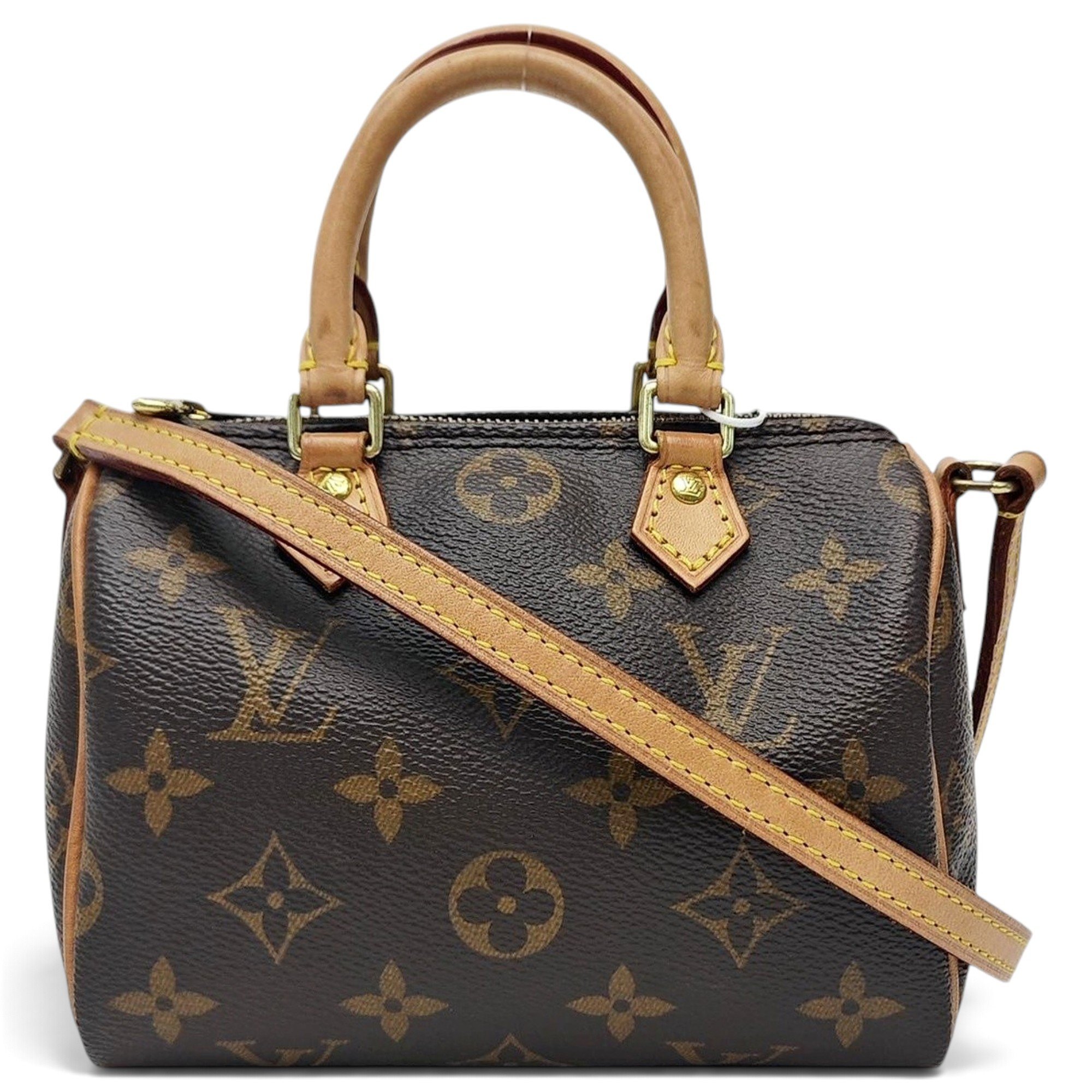 Nano Speedy / Mini HL leather handbag