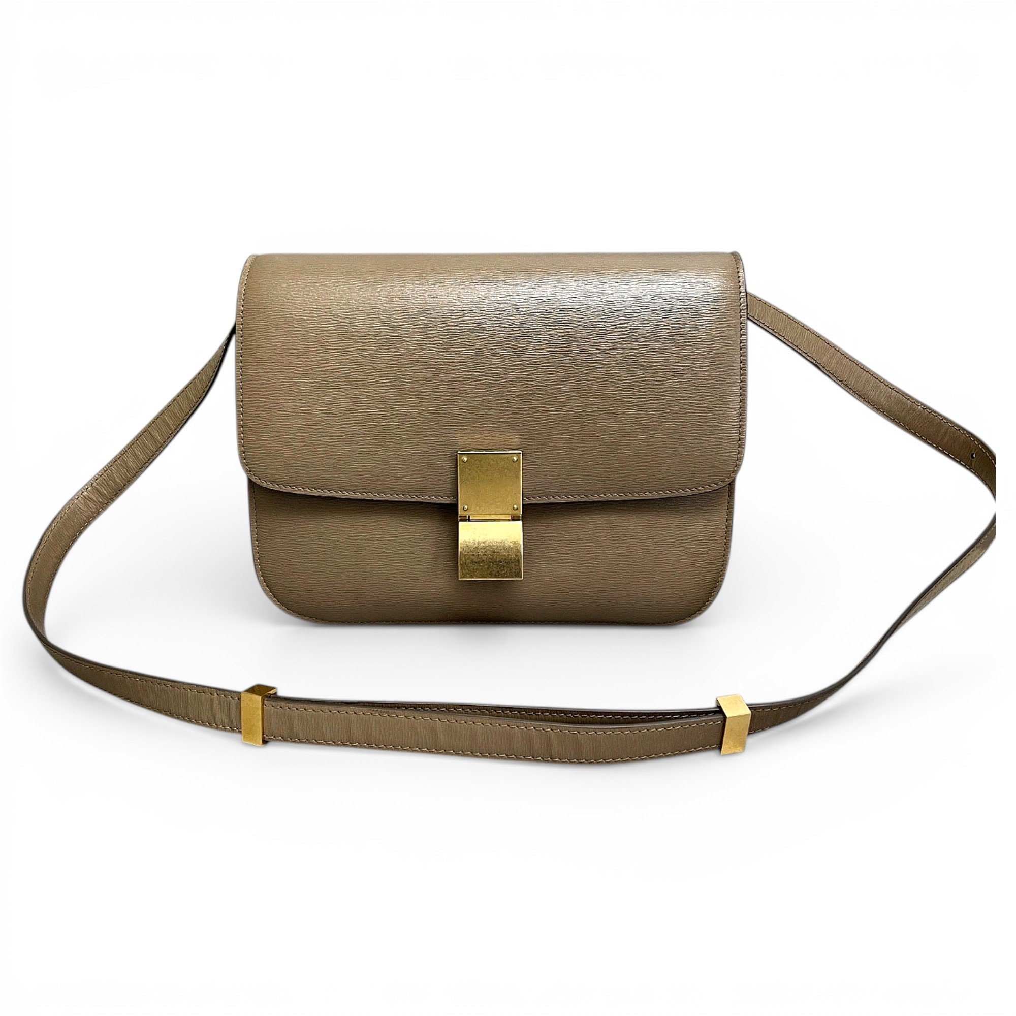 Classic leather crossbody bag