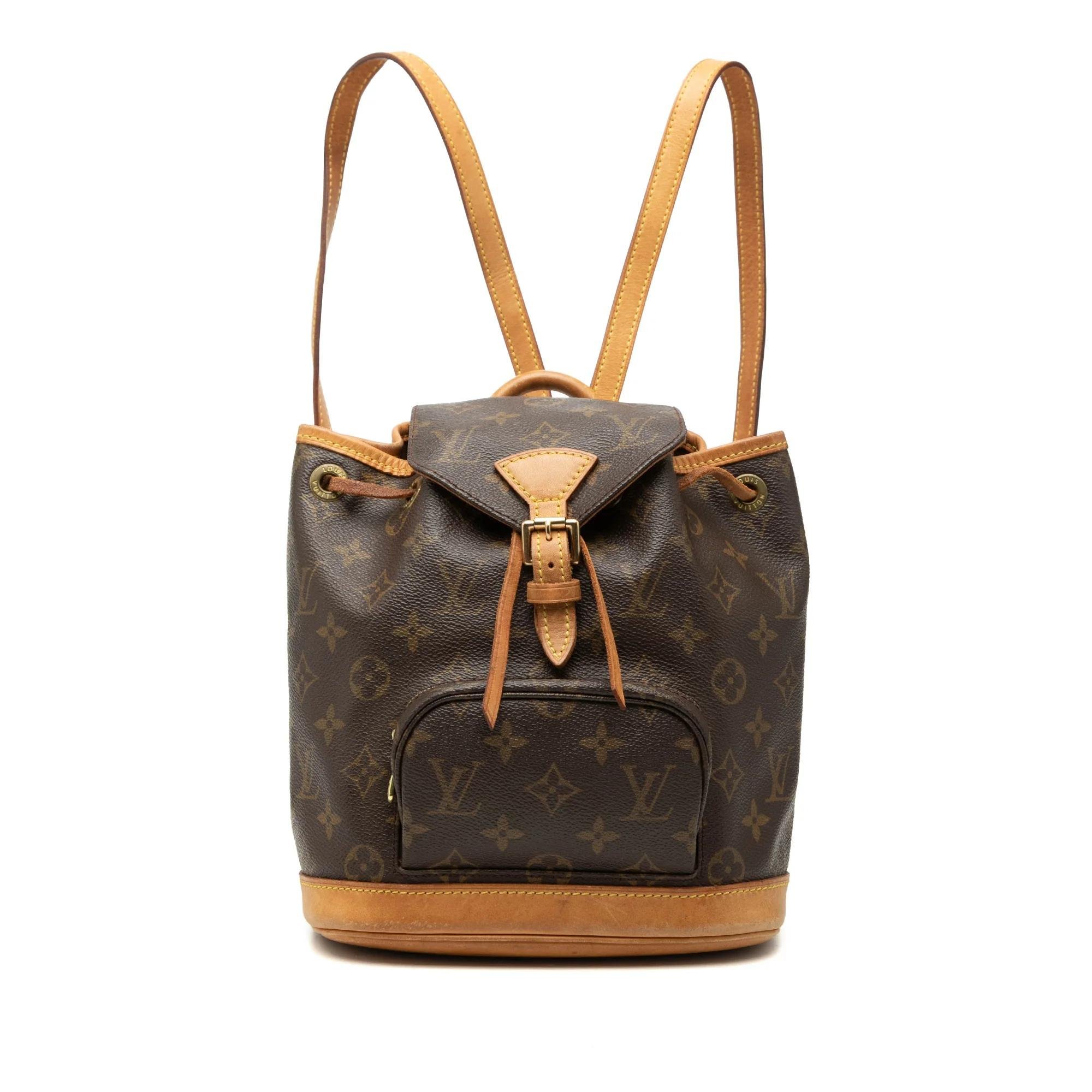 Montsouris leather backpack