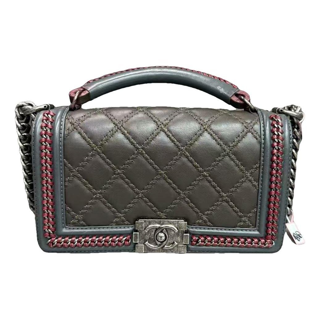 Boy leather handbag