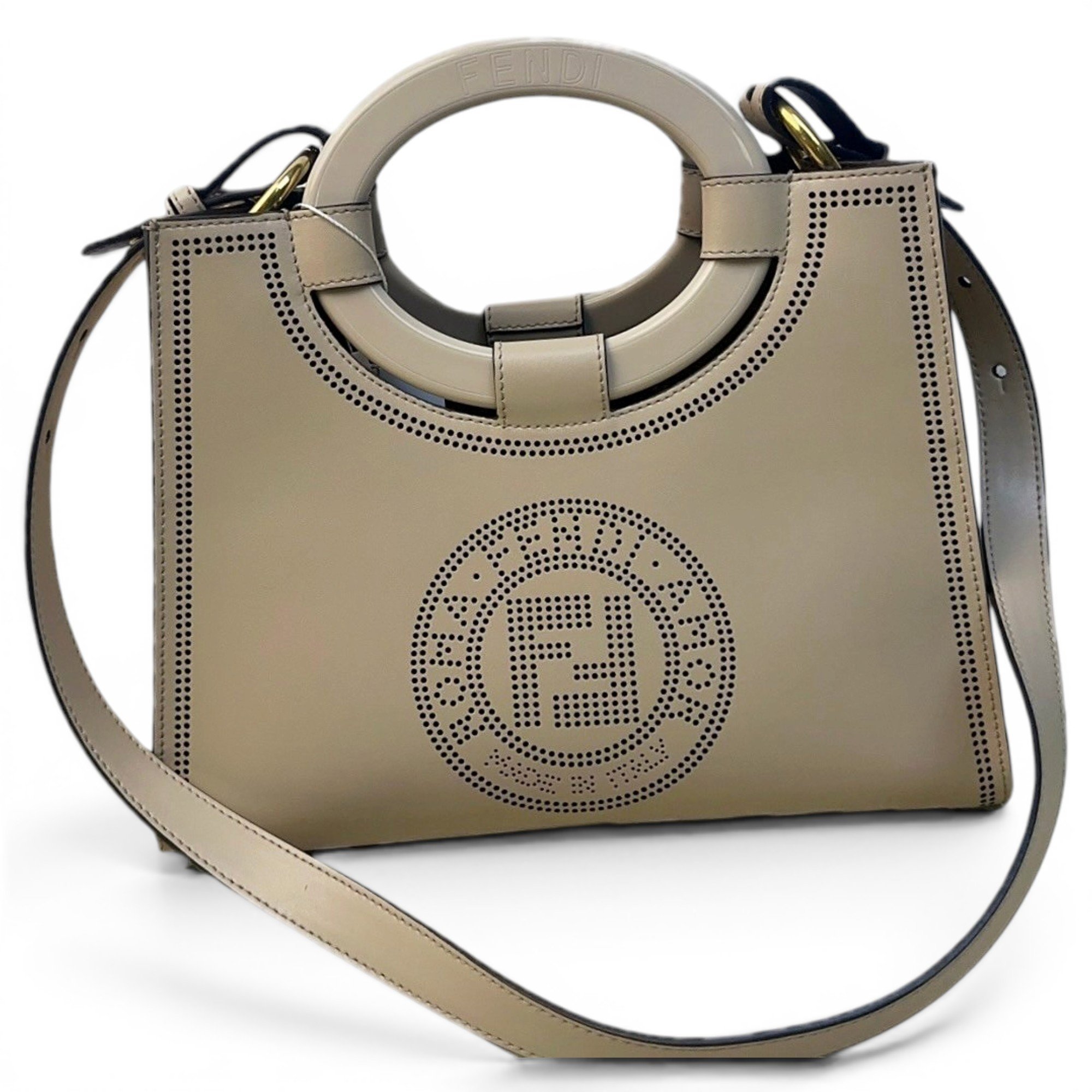 Runaway Shopping leather handbag