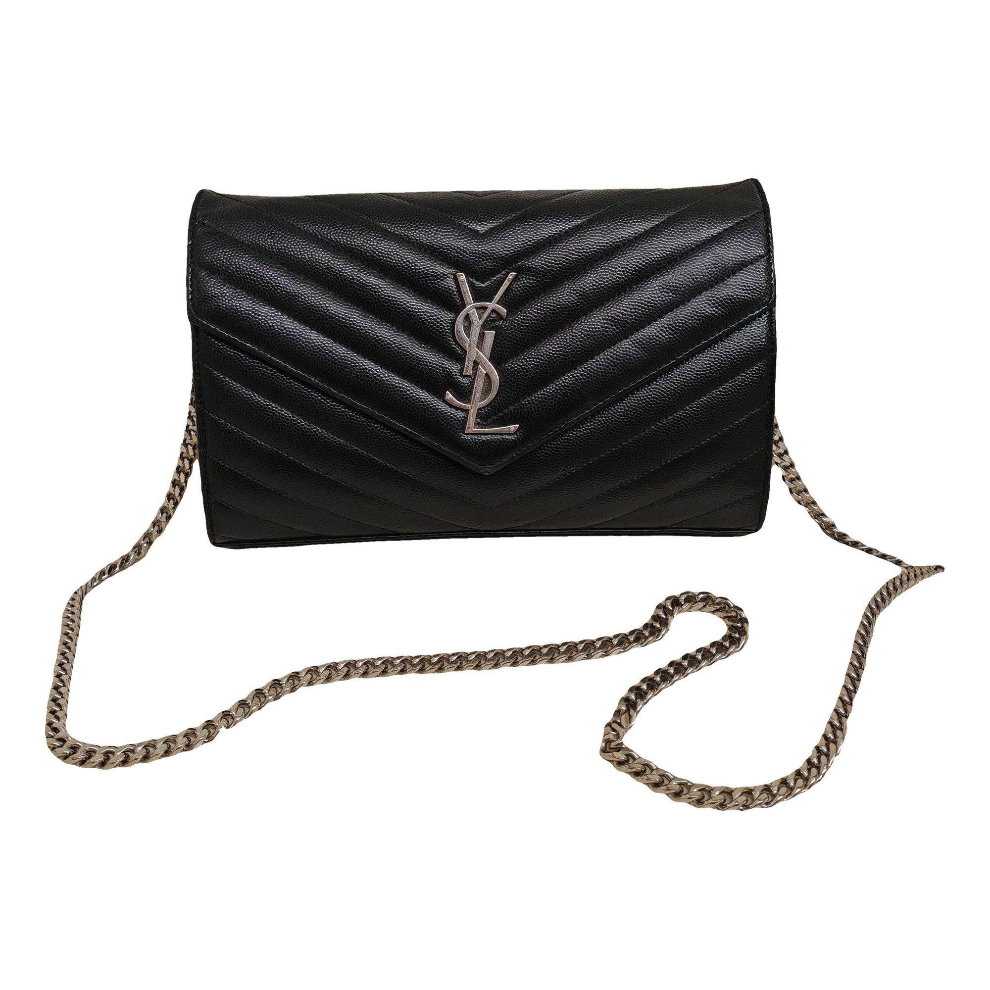 Portefeuille enveloppe leather handbag