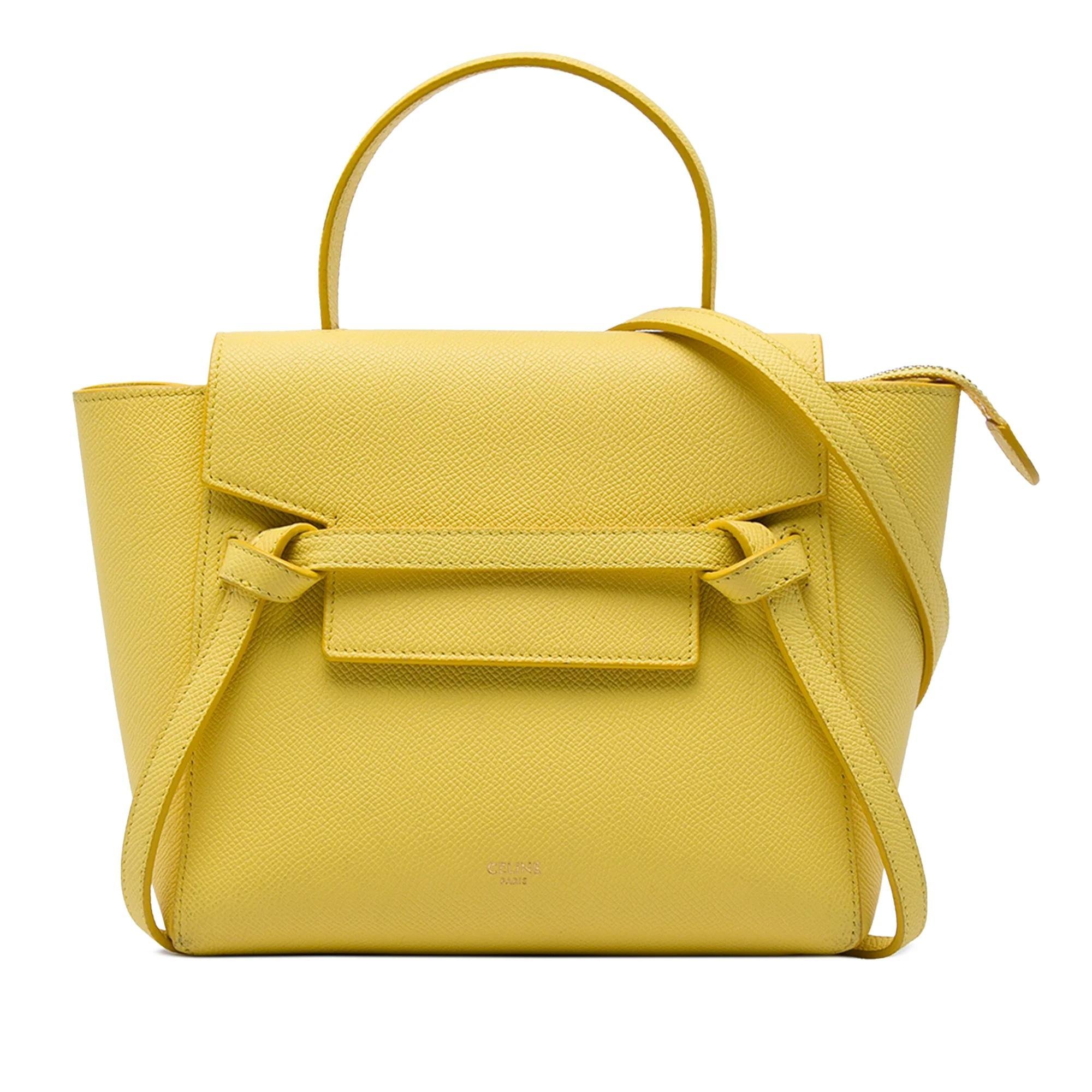 Belt pony-style calfskin handbag