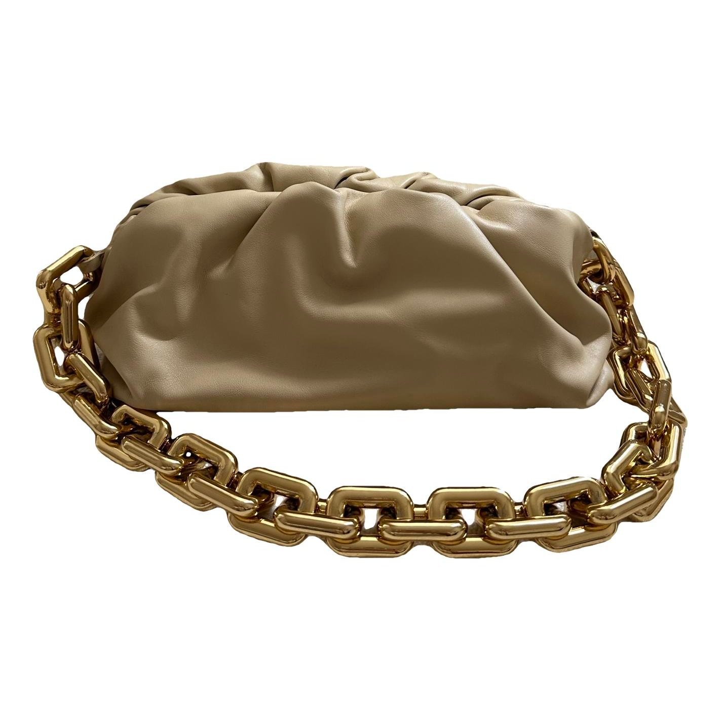 Chain Pouch leather handbag