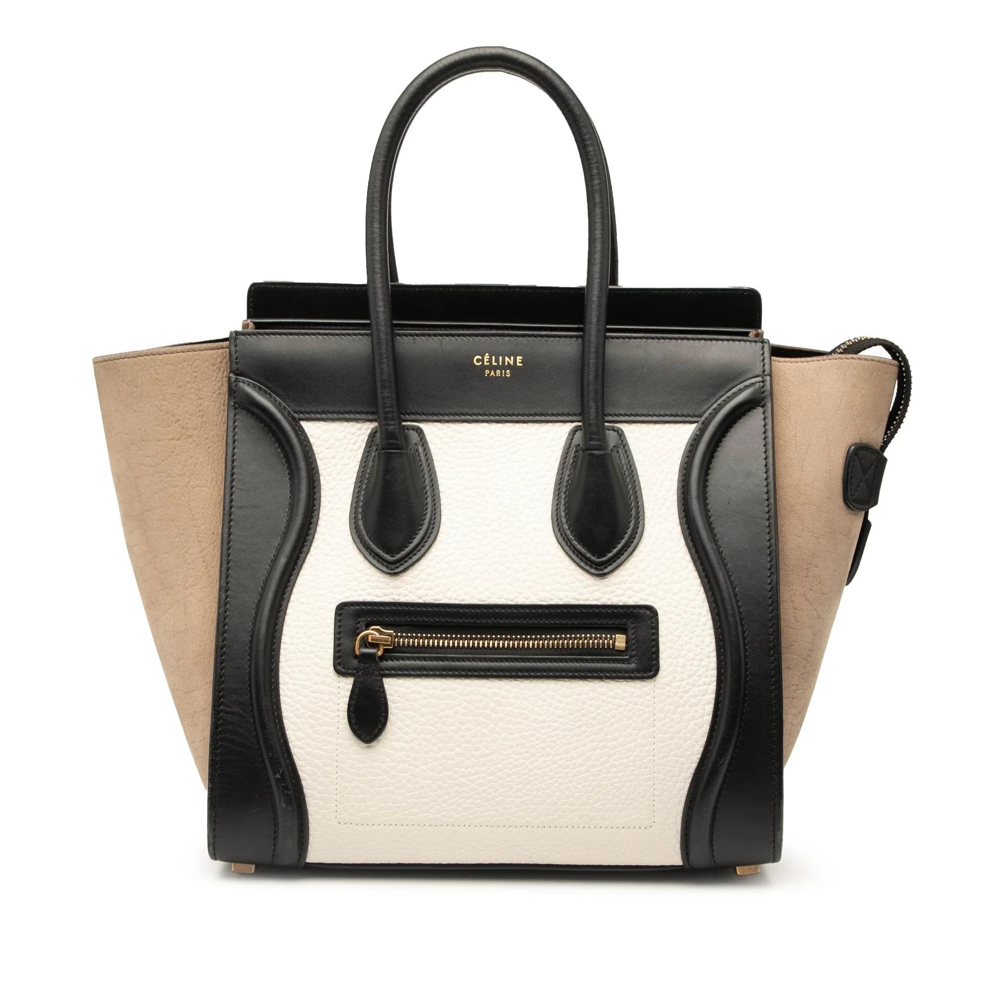 Luggage leather handbag