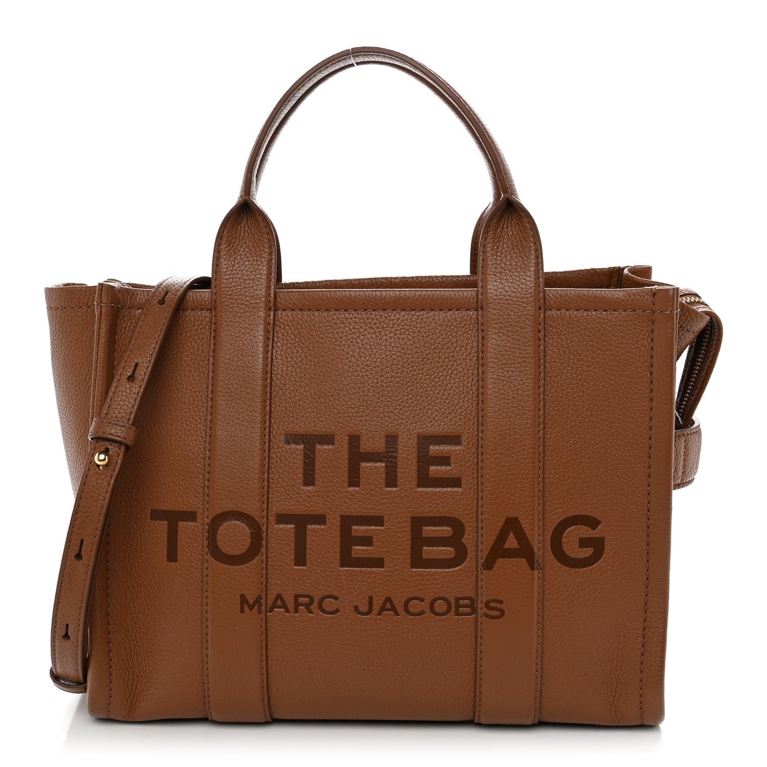 Marc Jacobs Grained Calfskin Medium The Tote Bag Argan Oil