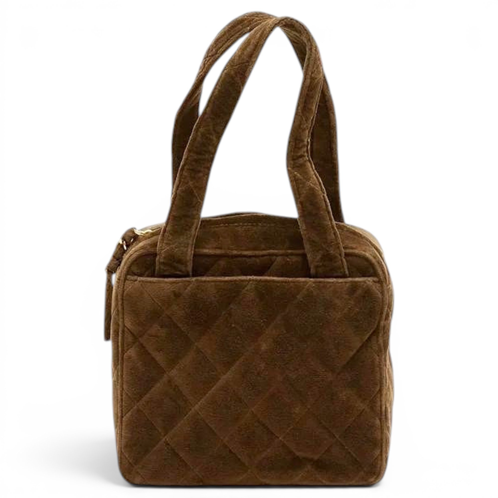 Velvet handbag