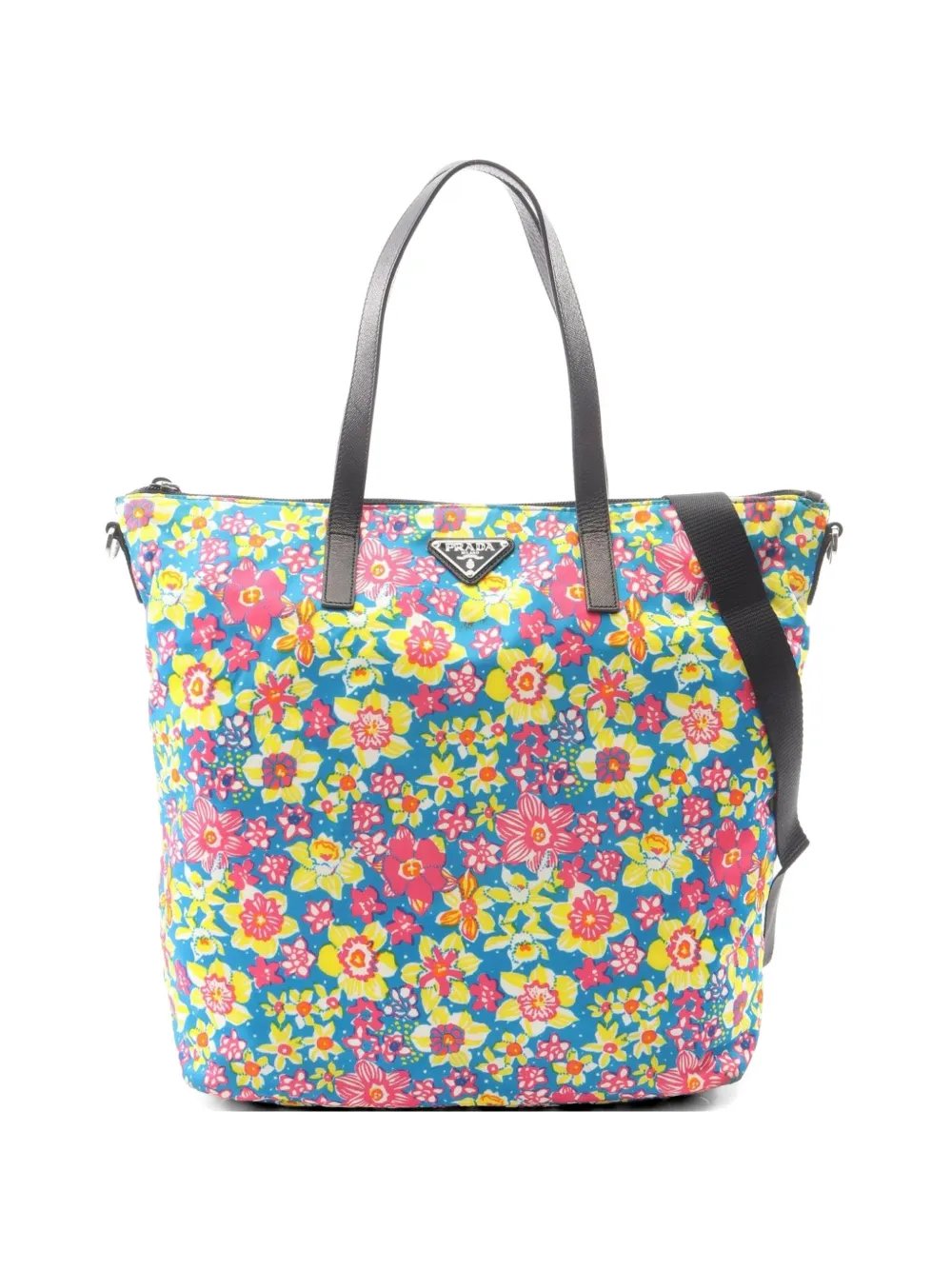 2010s Tessuto Stampat floral-print tote bag