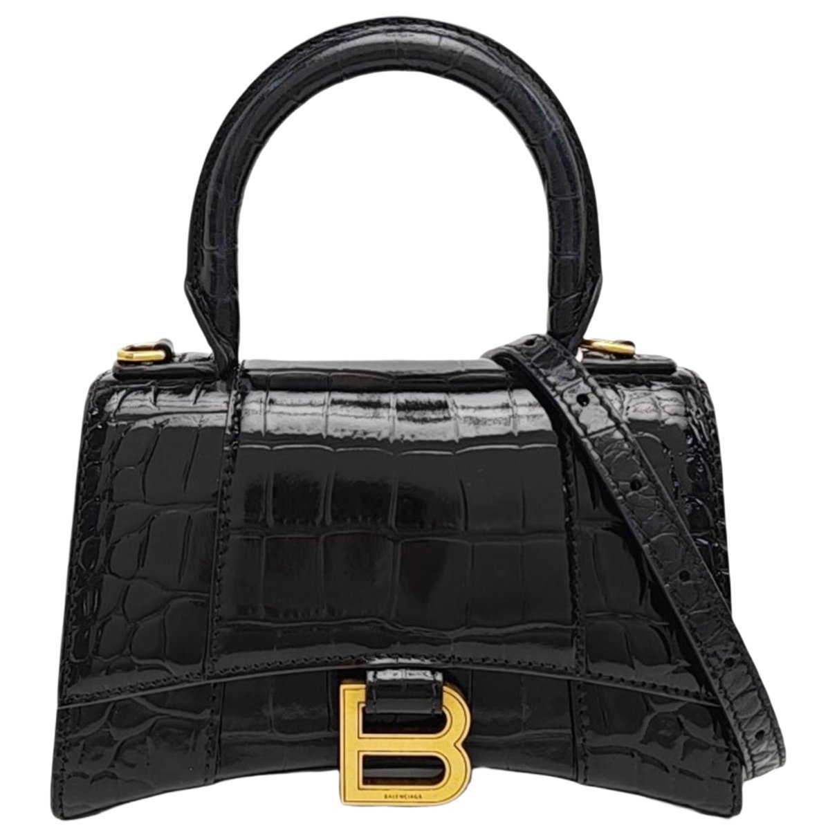 Balenciaga Hourglass leather handbag