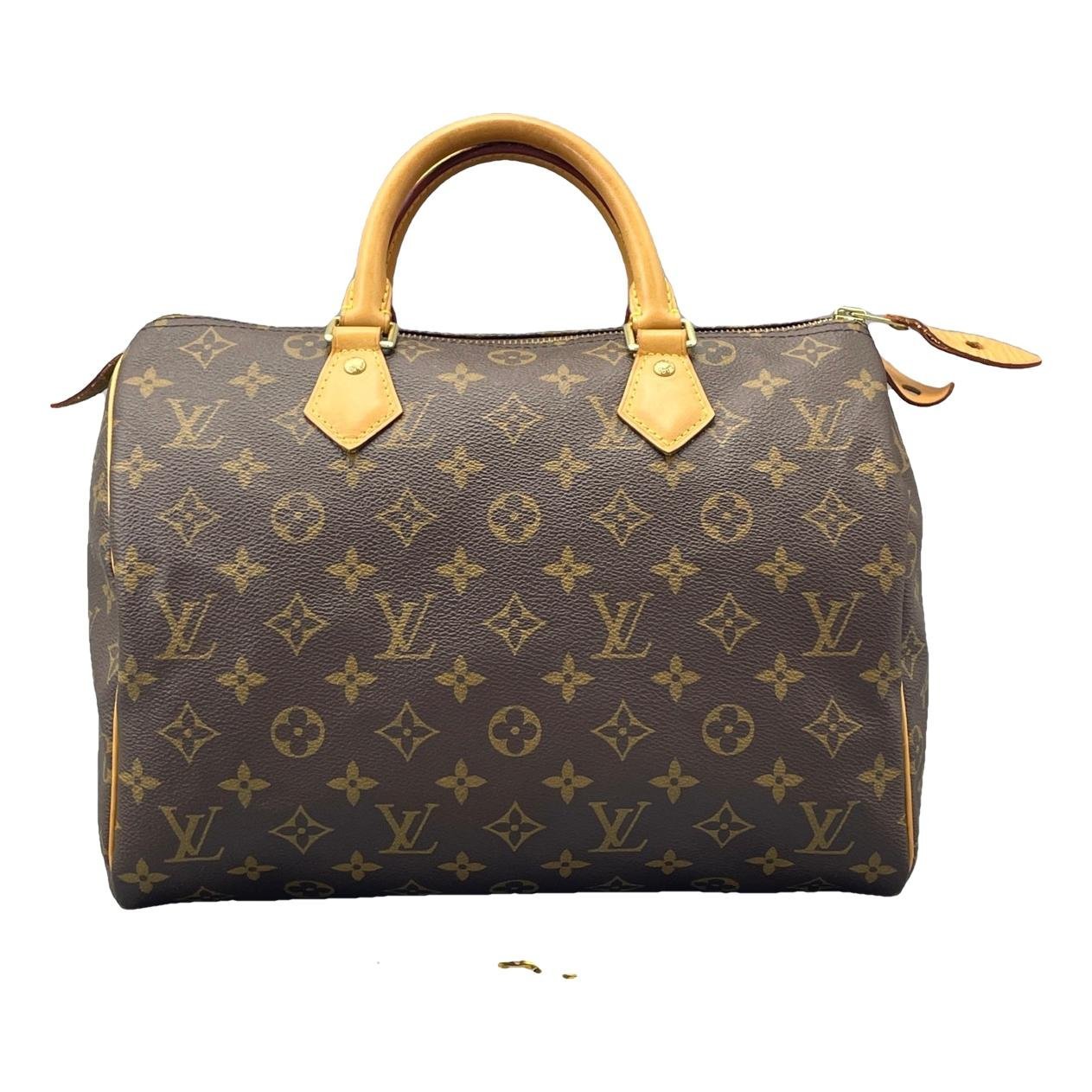 Speedy leather handbag