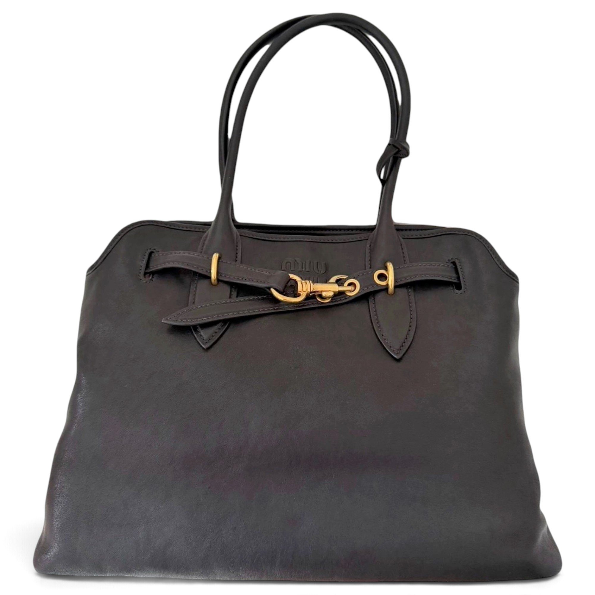 Miu Miu Aventure leather handbag