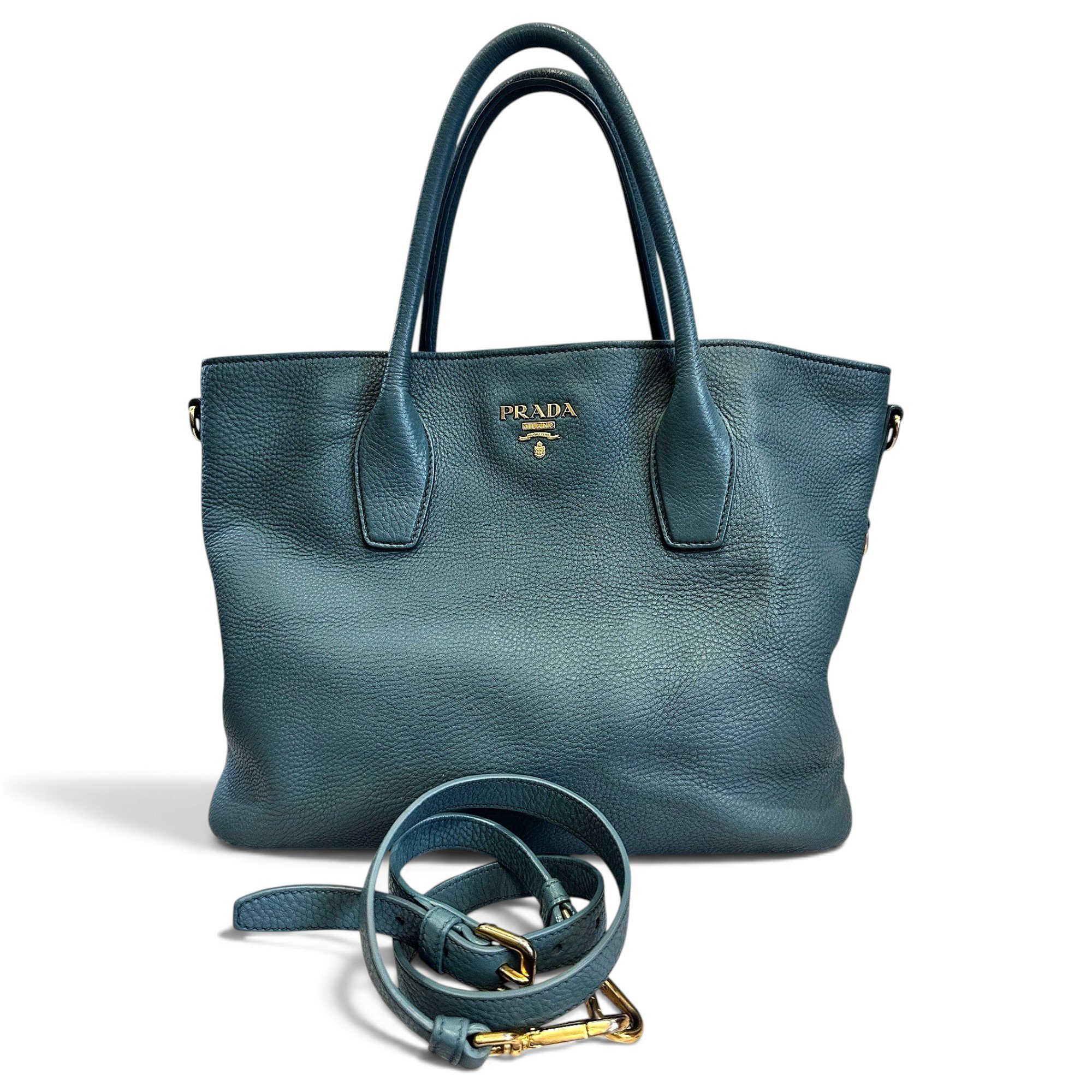 Monochrome leather tote
