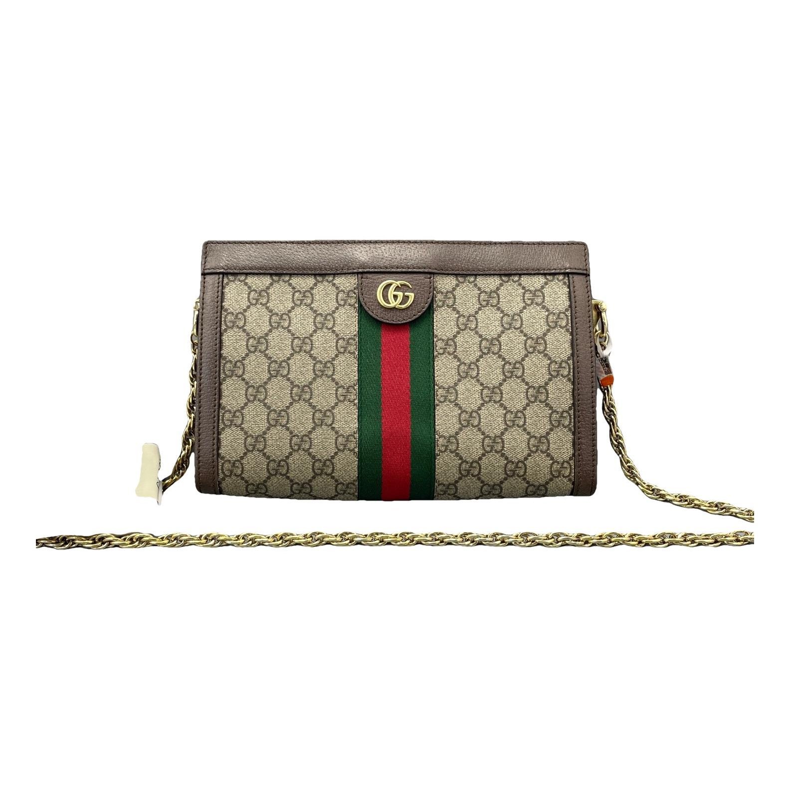 Ophidia Chain leather handbag