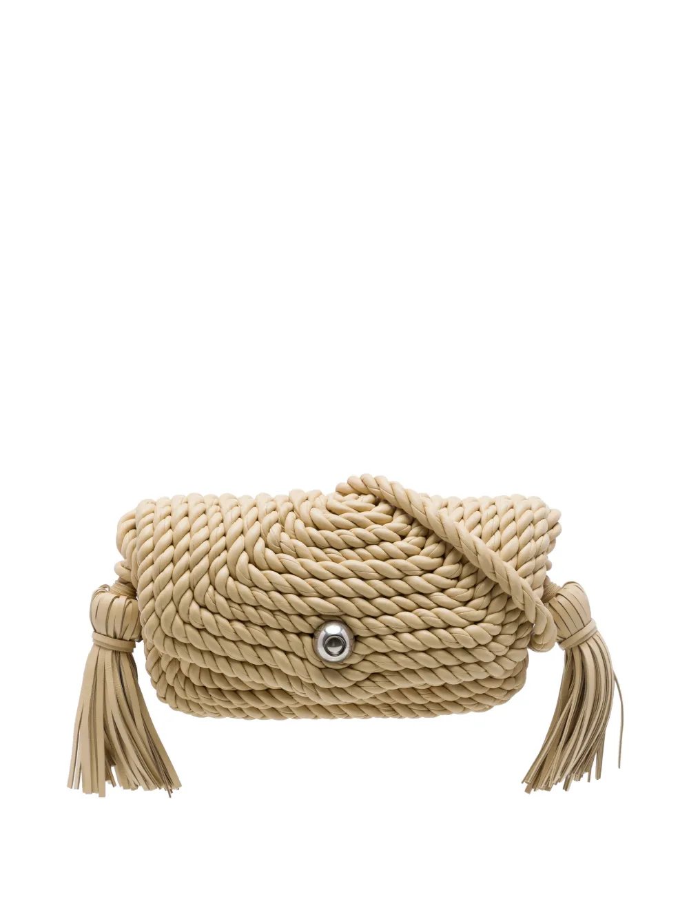 2012-2026 Twisted Lambskin Torchon Tasseled crossbody bag
