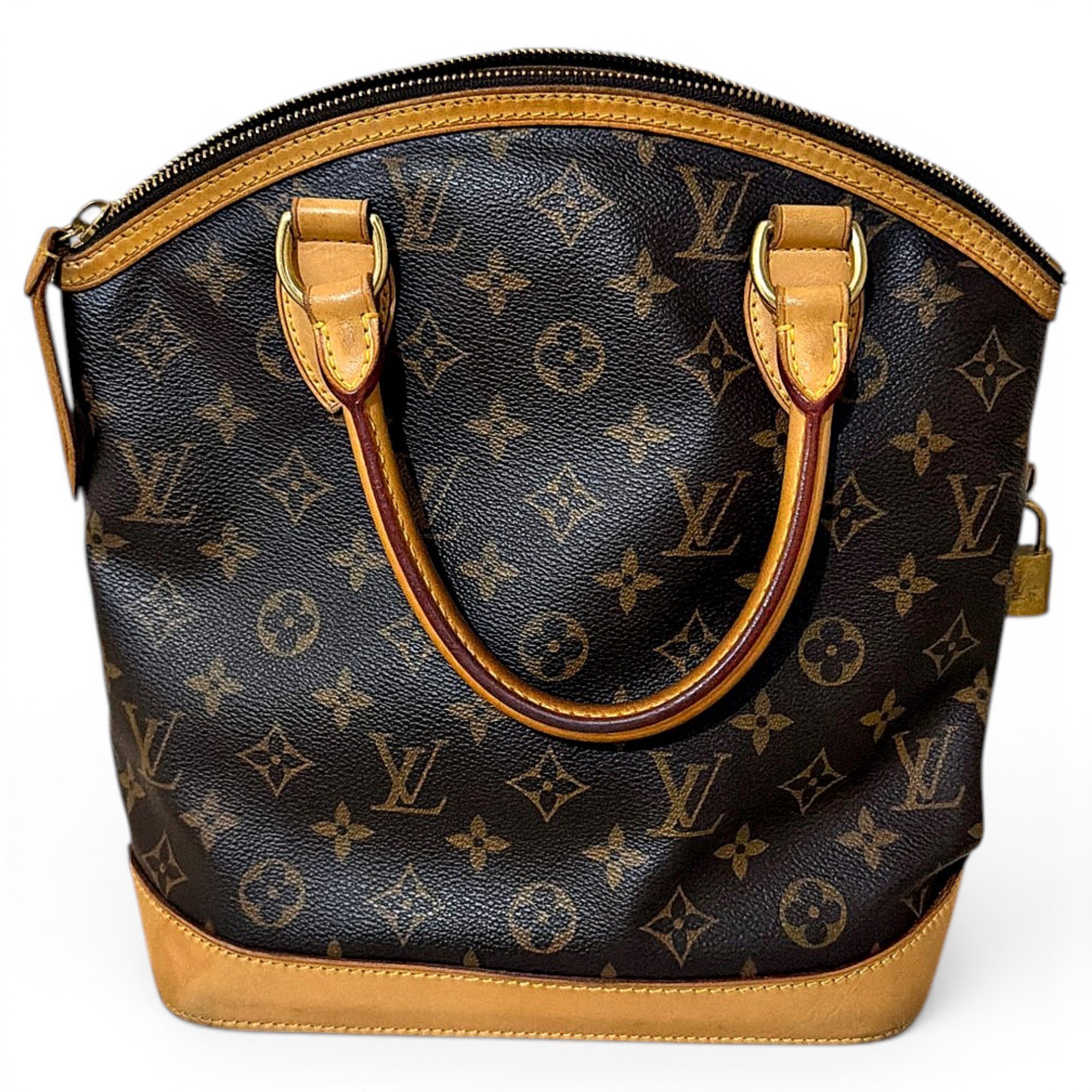Lockit Vertical leather handbag