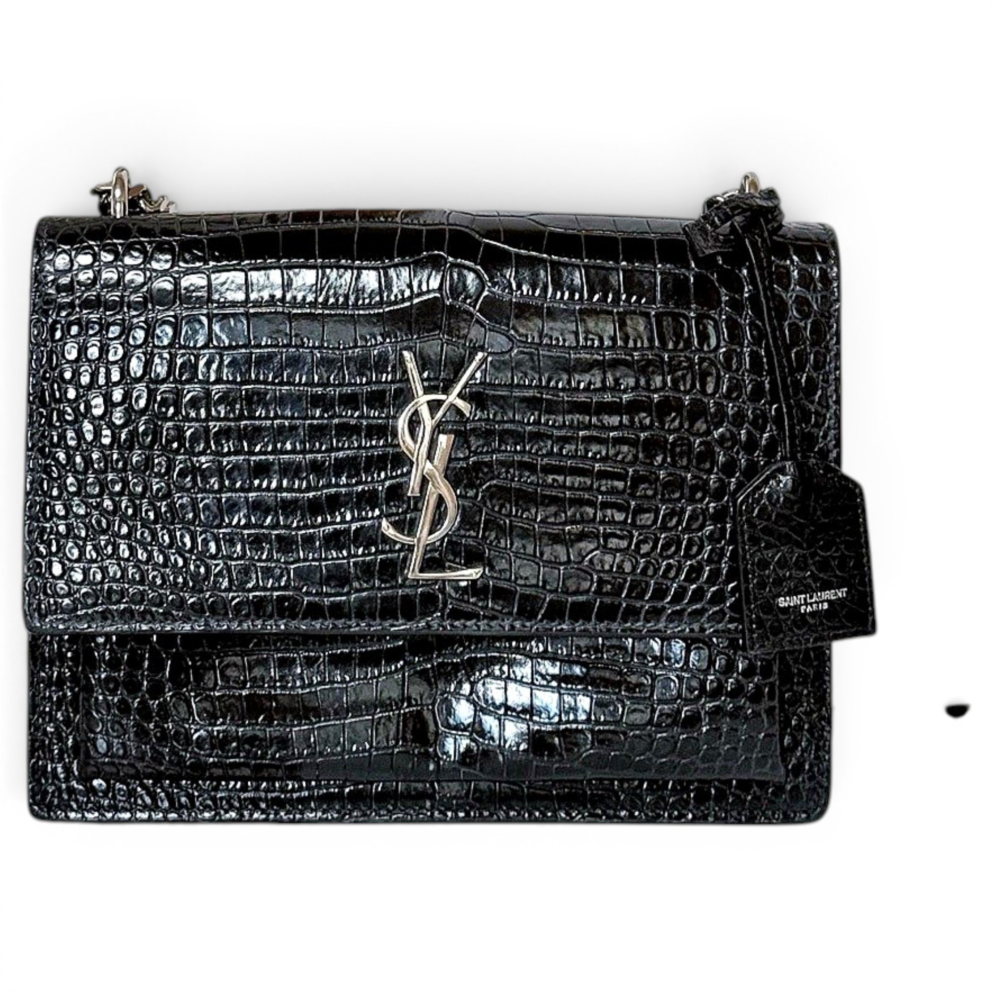 Sunset leather handbag