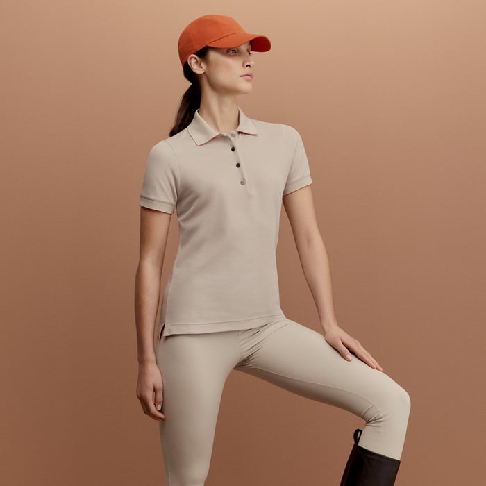 Gris Carrière Double Jeu Technical Polo