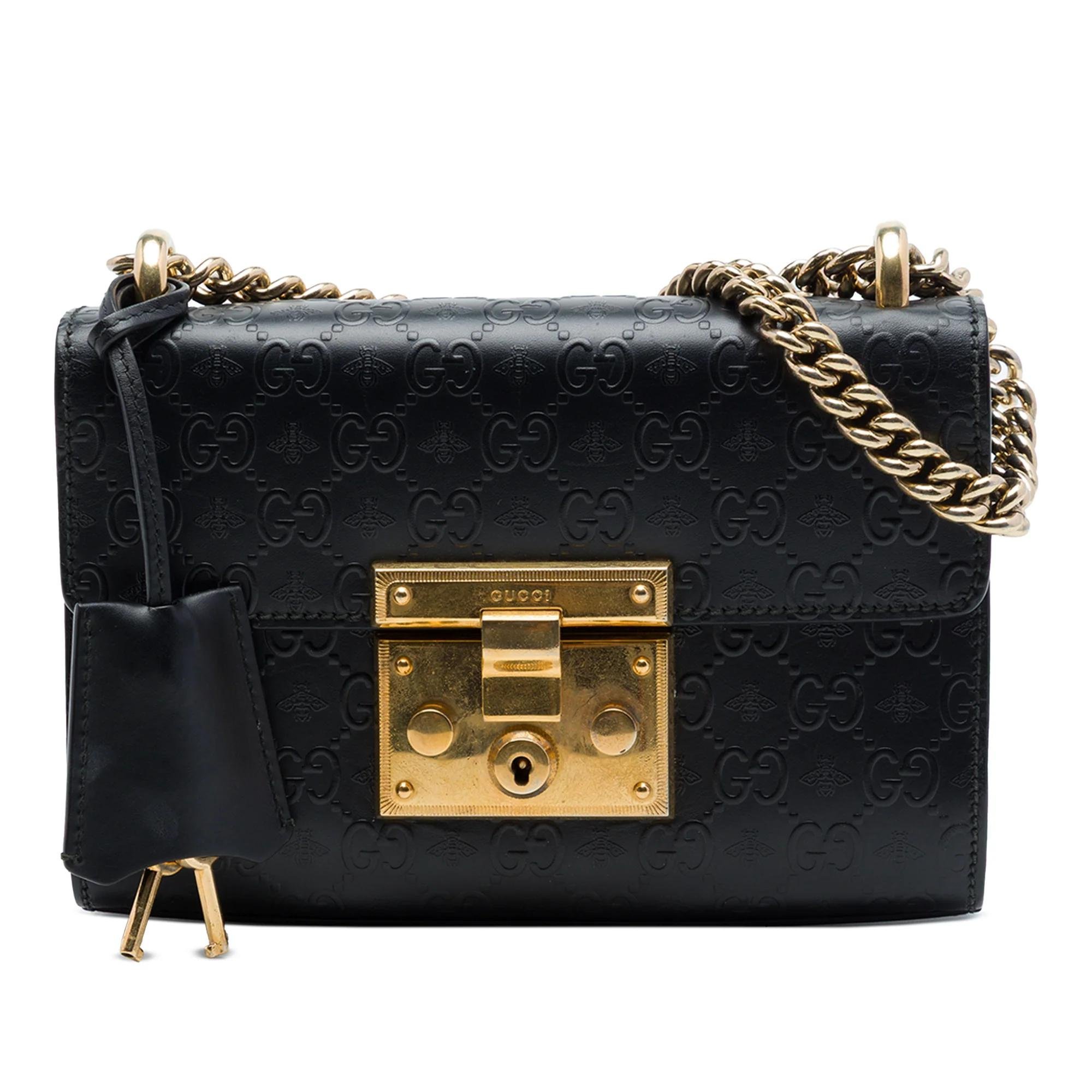 Padlock pony-style calfskin handbag