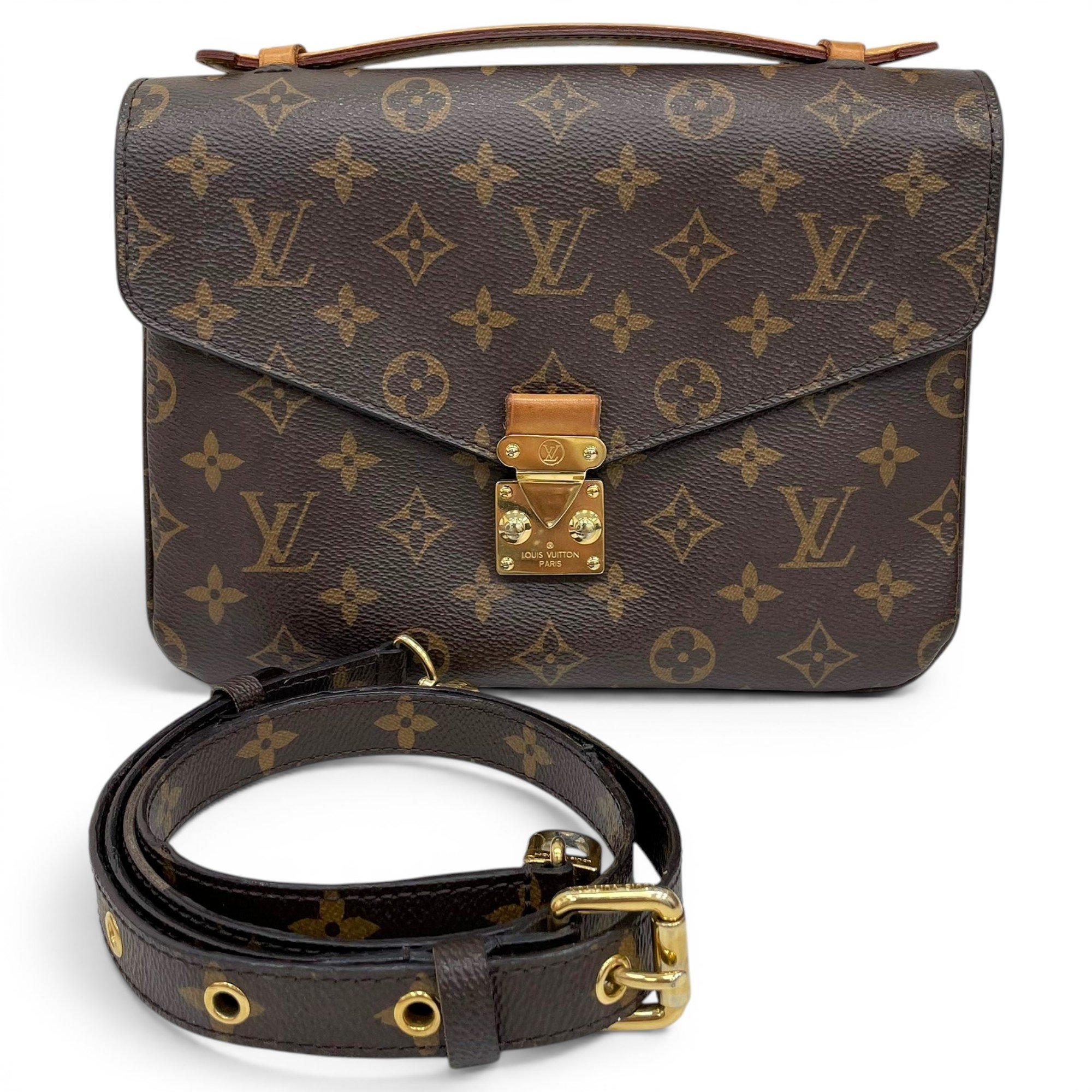Metis leather handbag