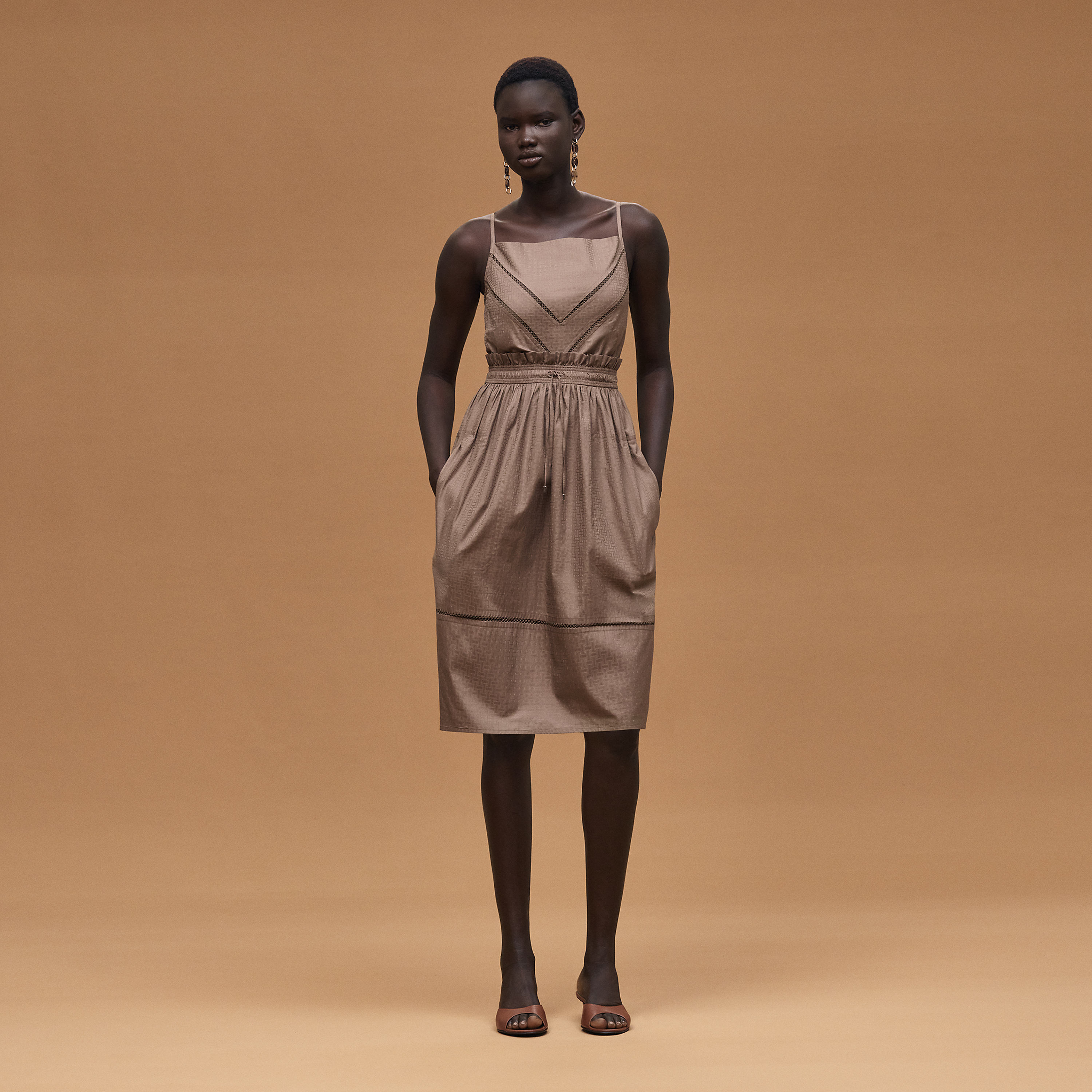 "Mosaique" pouch dress