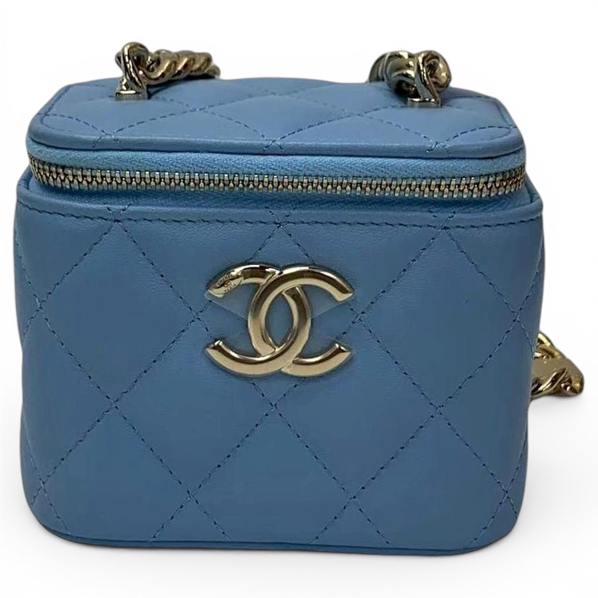 Trendy CC Vanity leather handbag