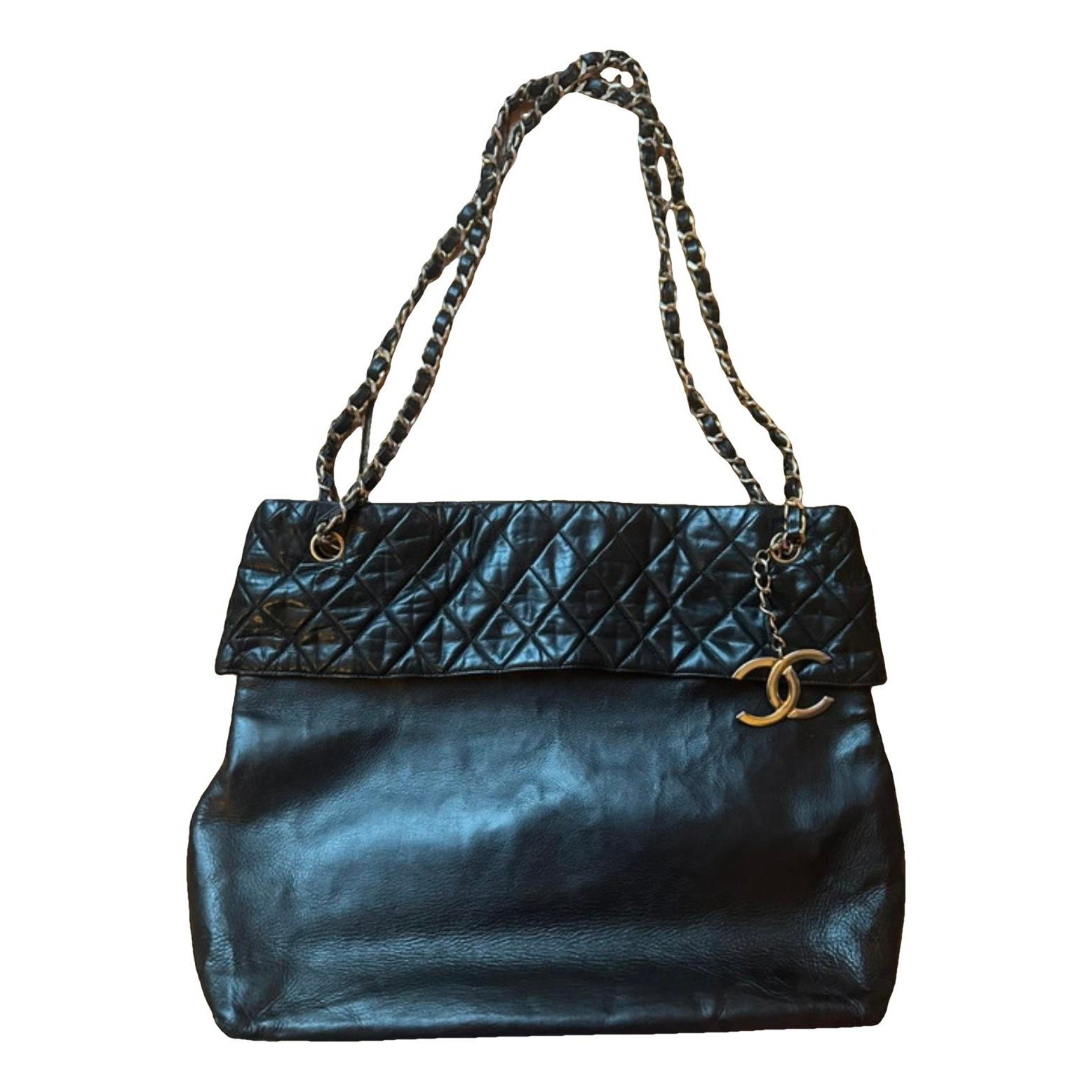 Grand shopping leather tote