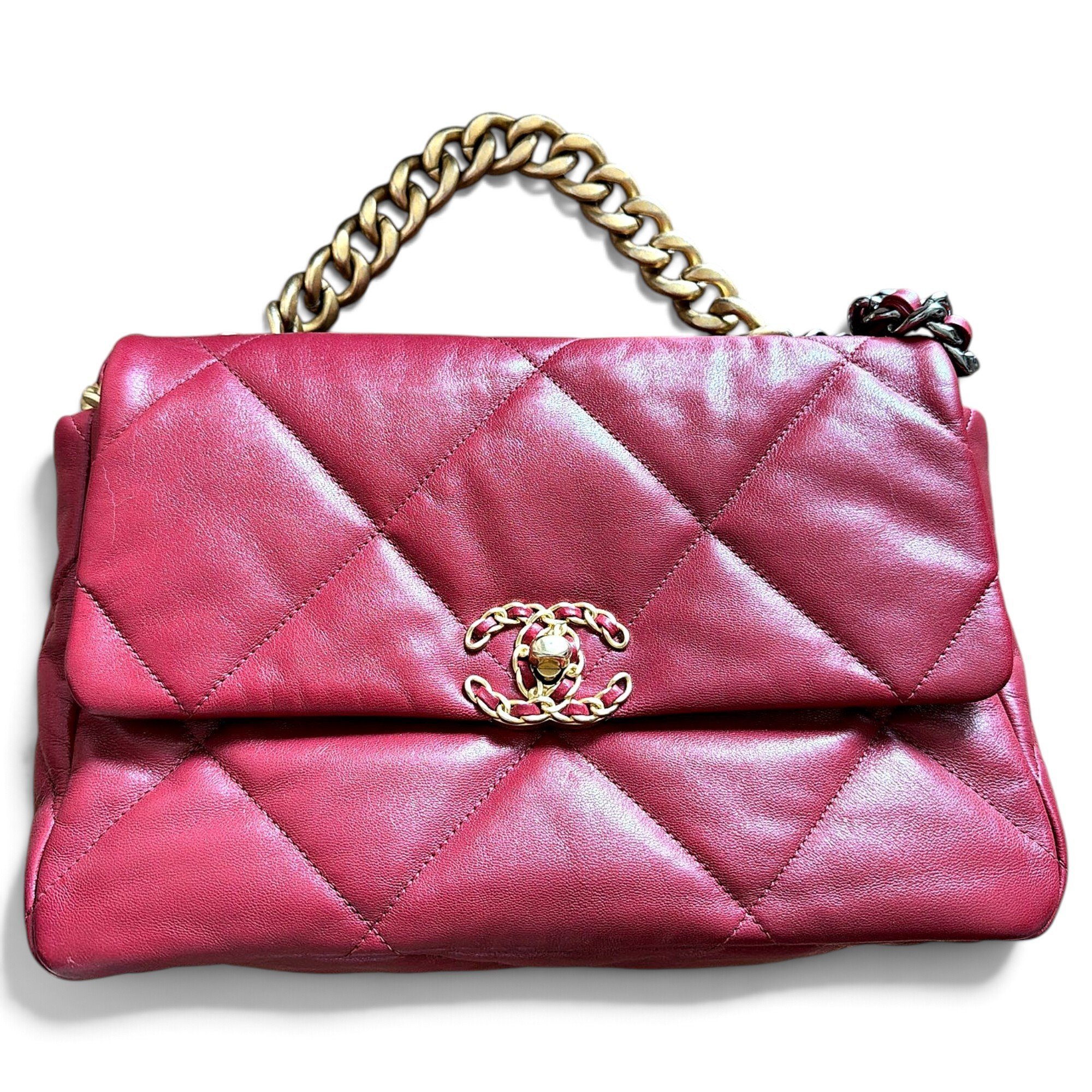 Chanel 19 leather handbag