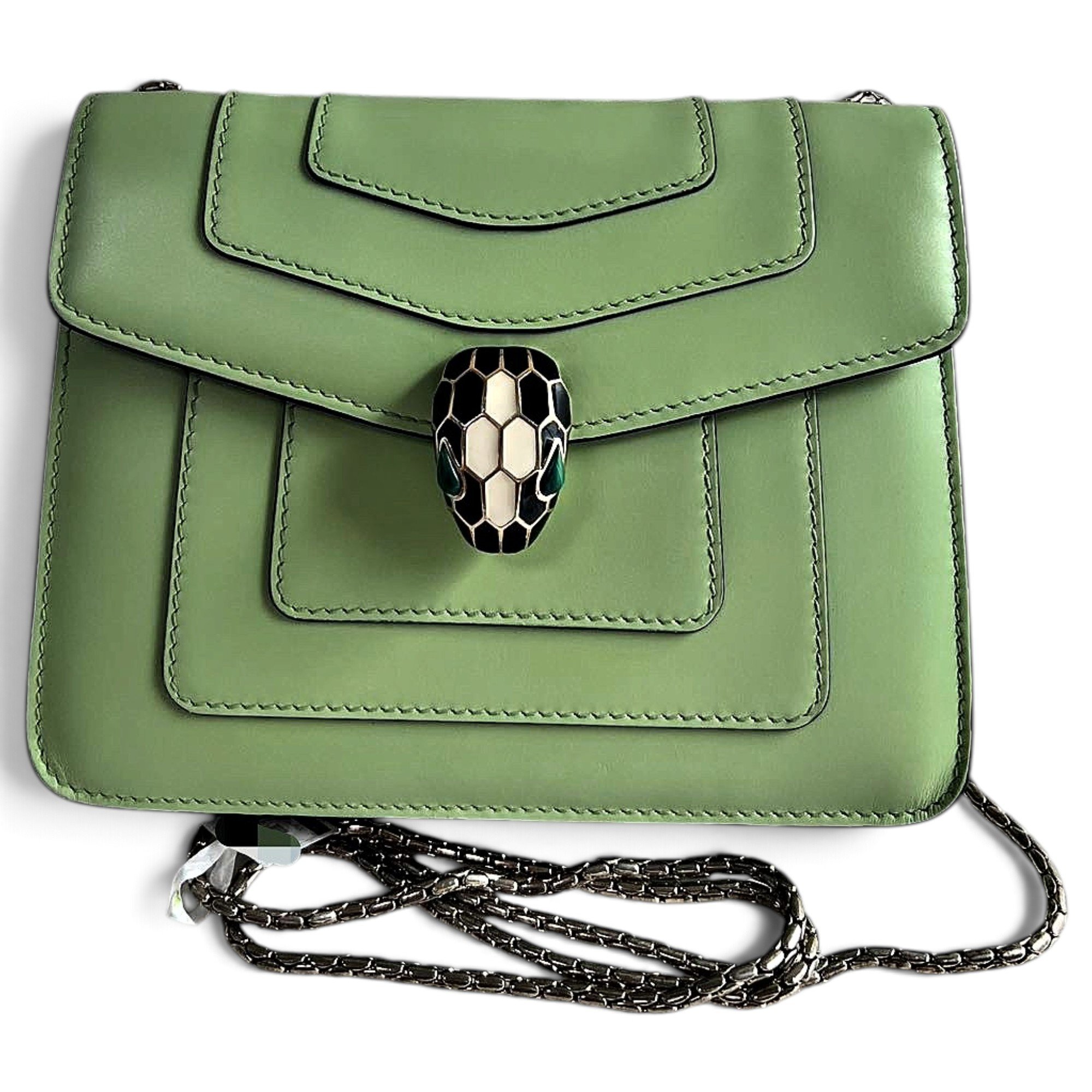 Bvlgari Serpenti leather crossbody bag