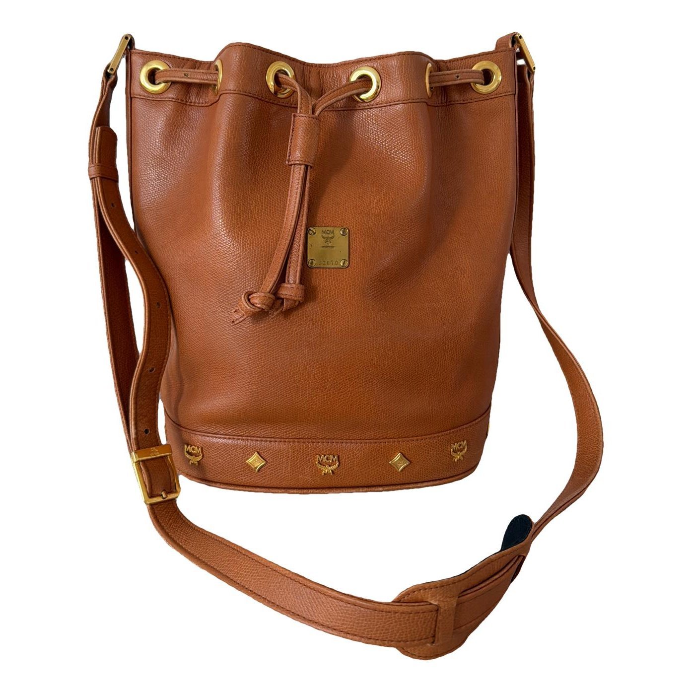 Heritage Drawstring leather crossbody bag