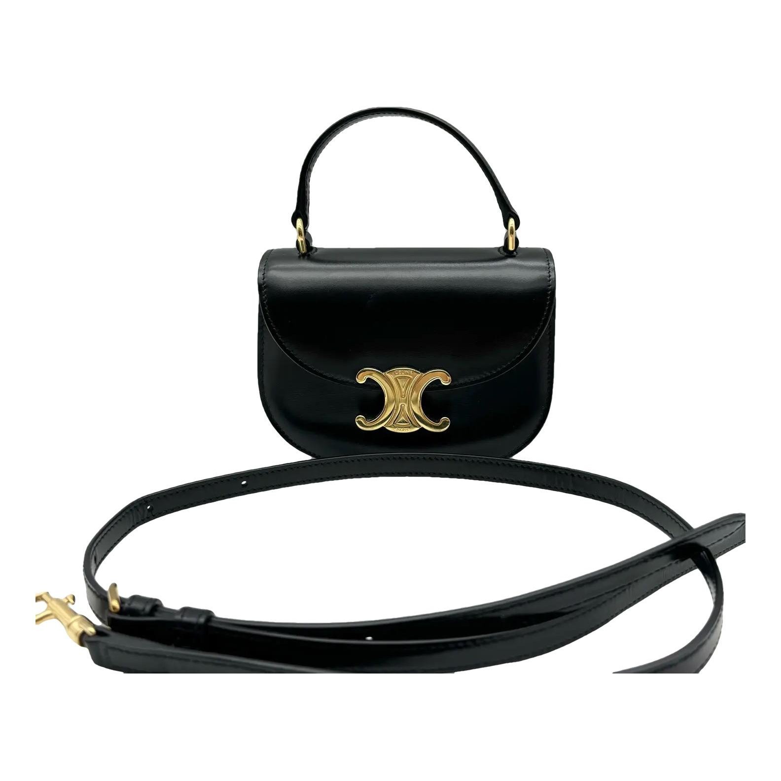 Celine Leather crossbody bag