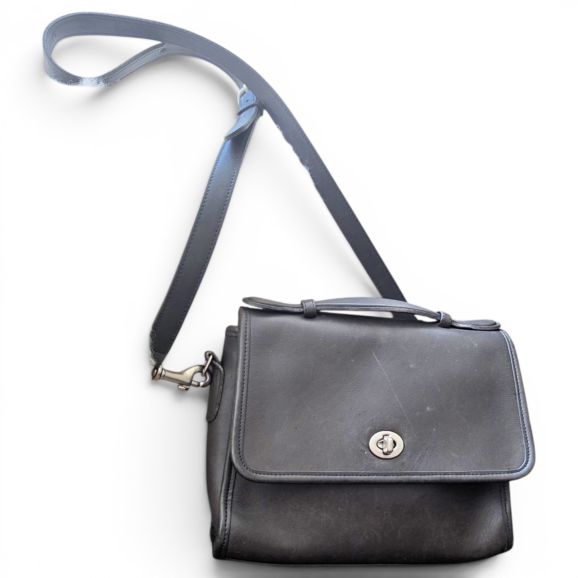 Leather crossbody bag