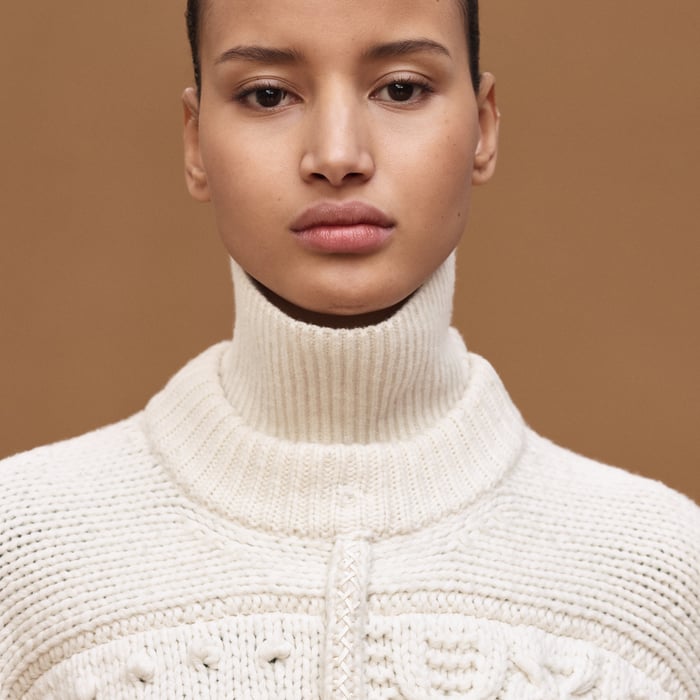 Blanc Naturel Long-sleeve Sweater