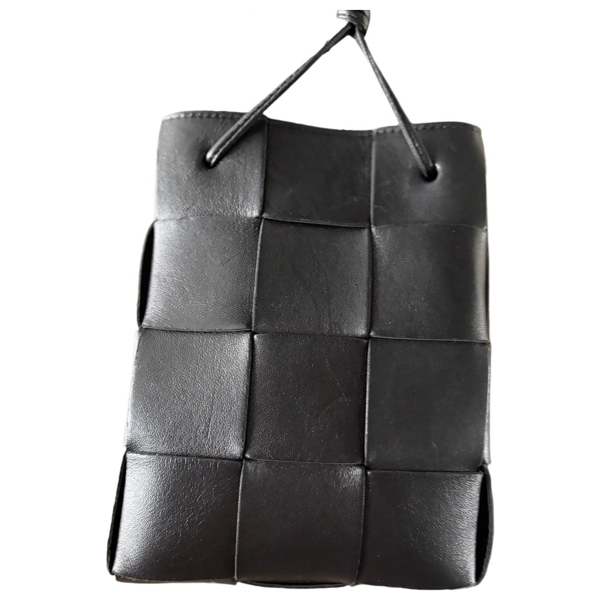 Cassette Bucket leather crossbody bag