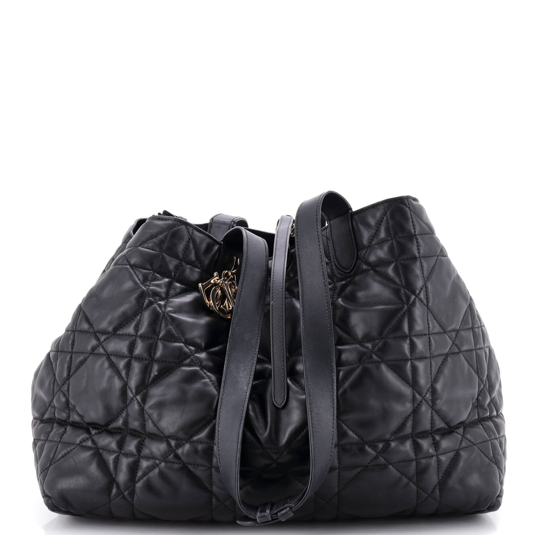 Toujours Tote Bag Macrocannage Quilt Calfskin Large