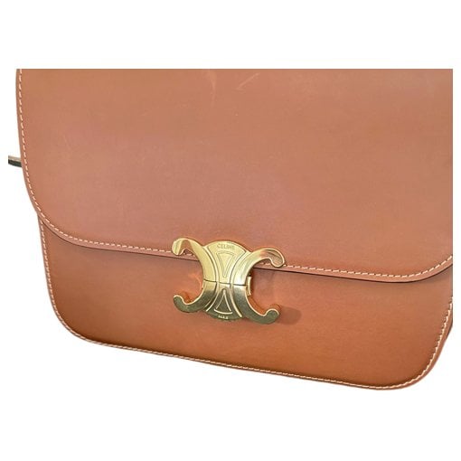 Triomphe leather handbag