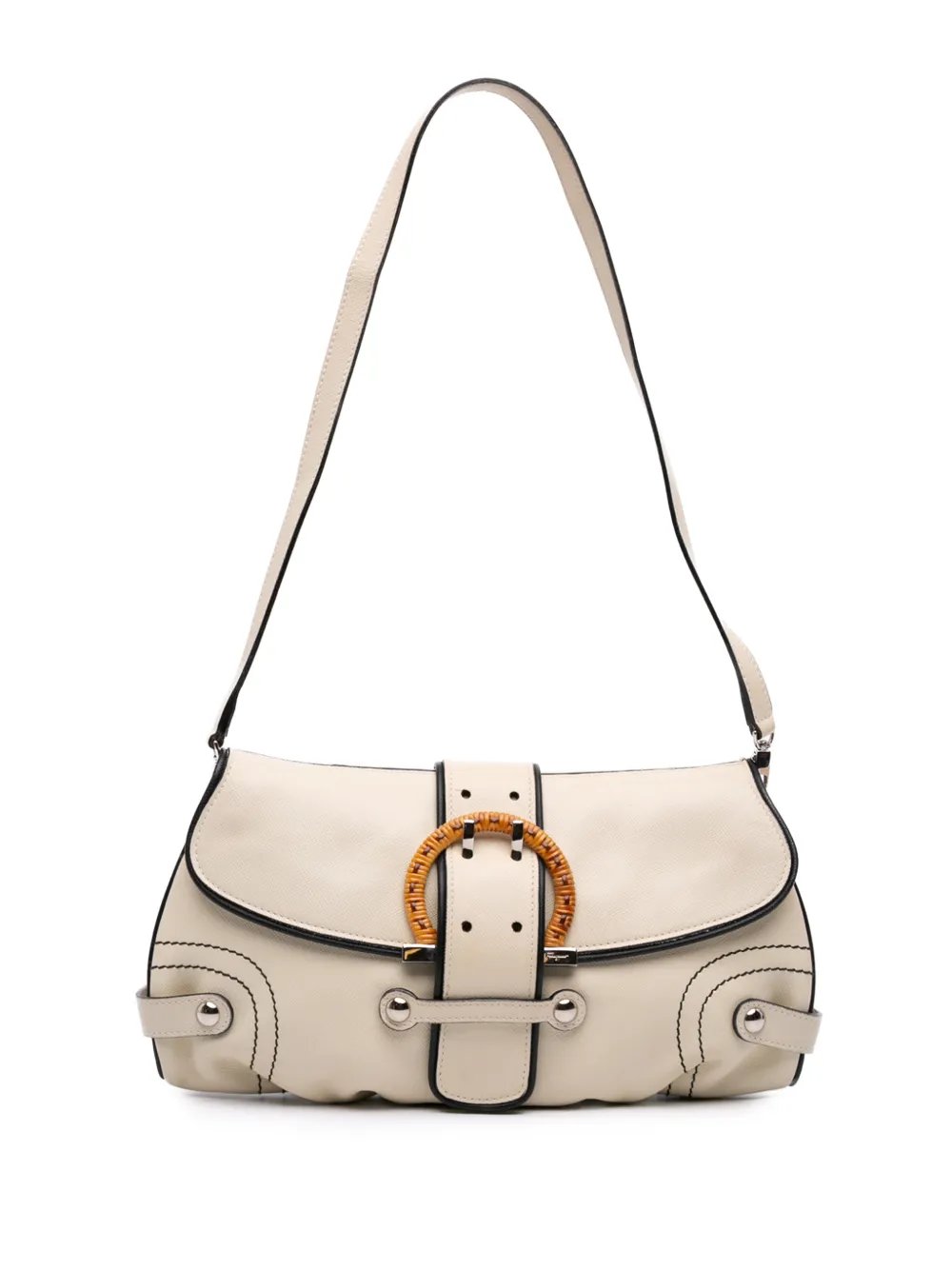 2000-2020 Leather Gancini Flap shoulder bag