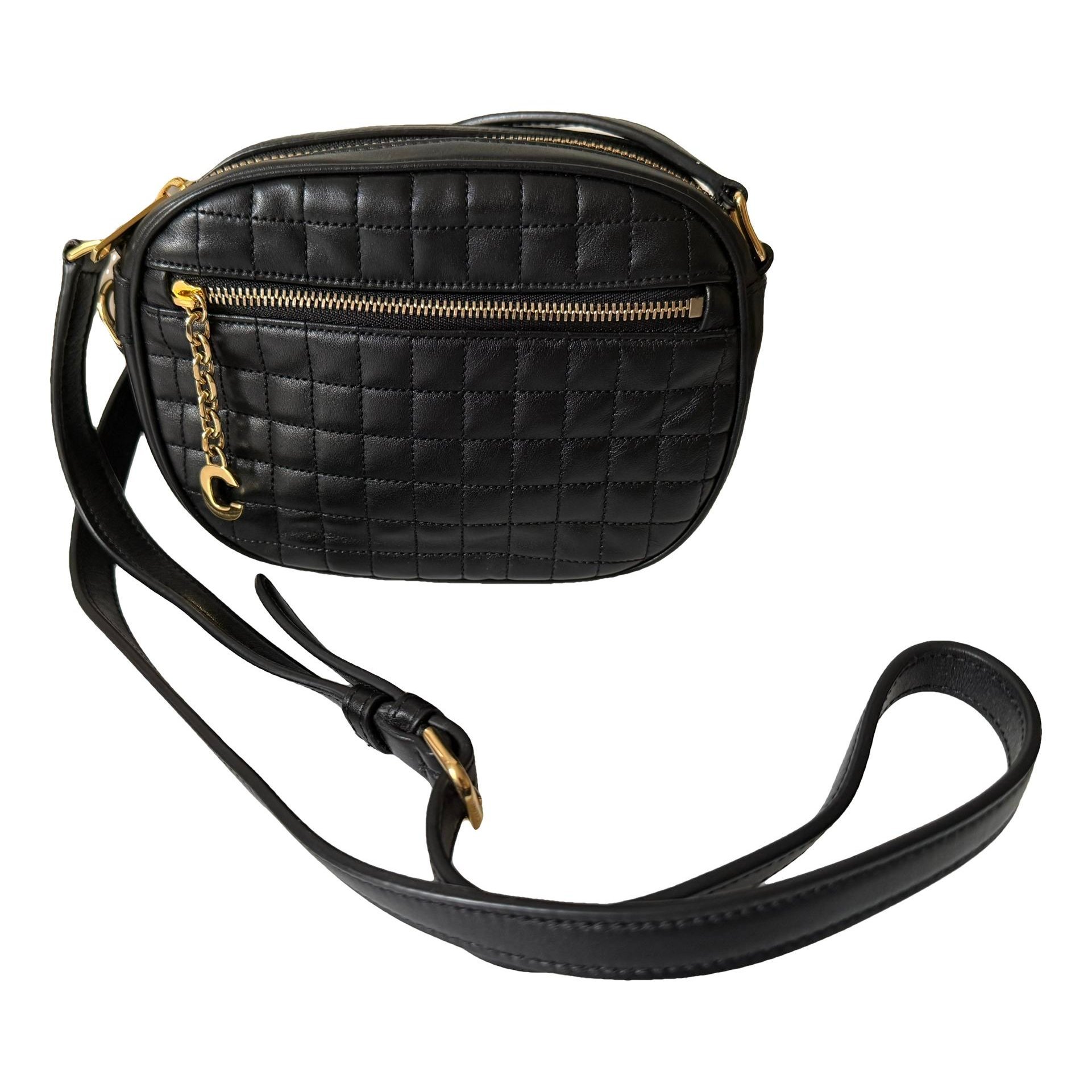 Charm leather crossbody bag