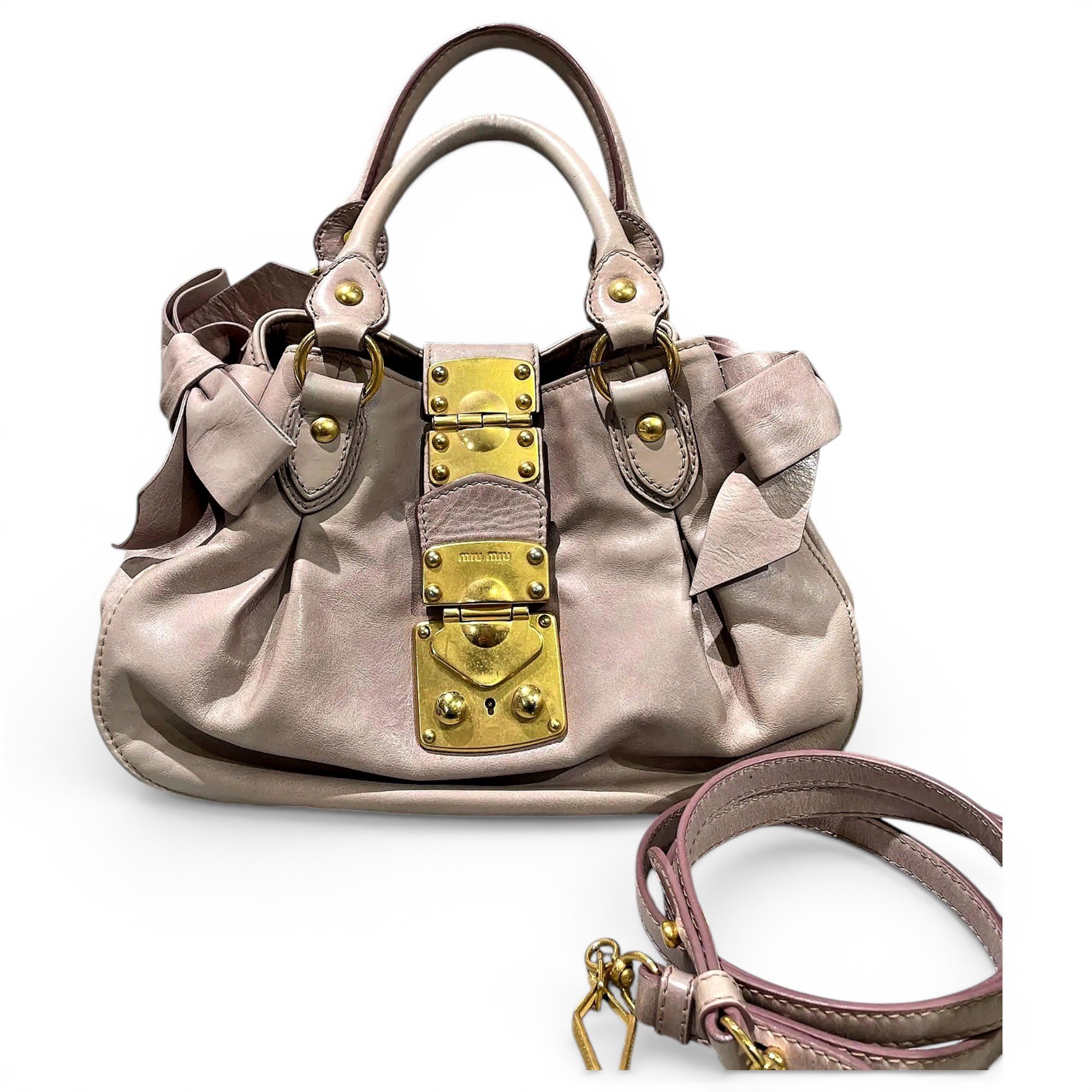 Vitello leather handbag