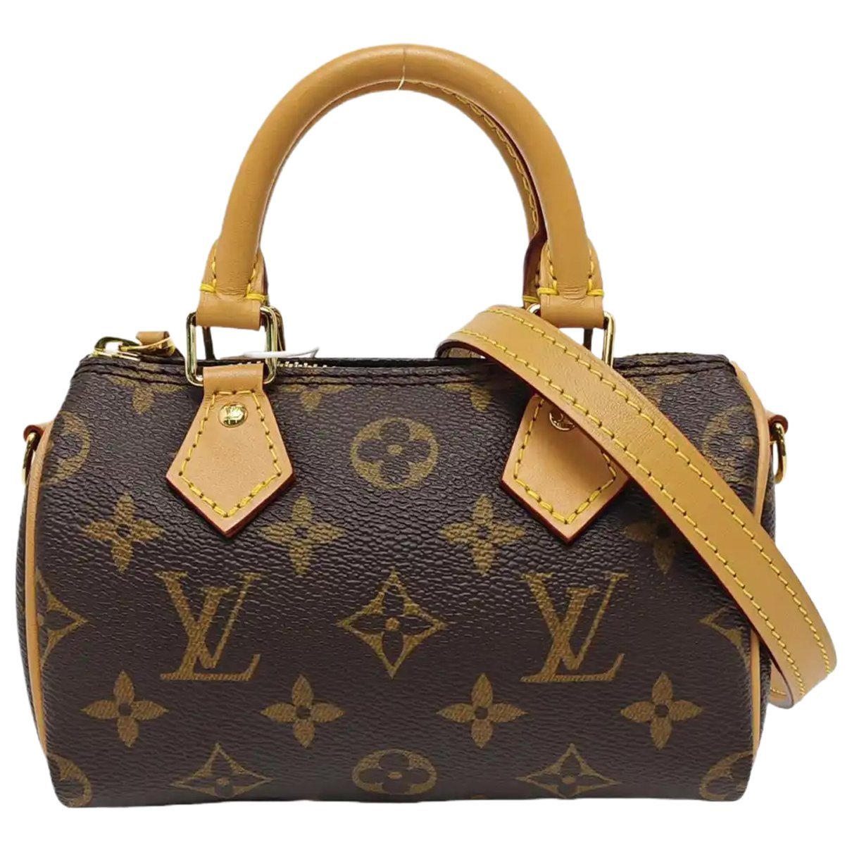 Nano Speedy / Mini HL leather handbag
