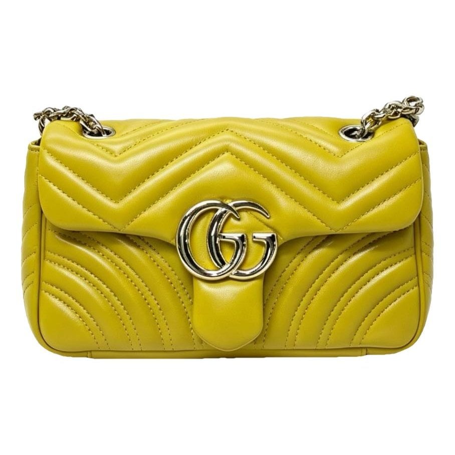 GG Marmont Flap leather bag