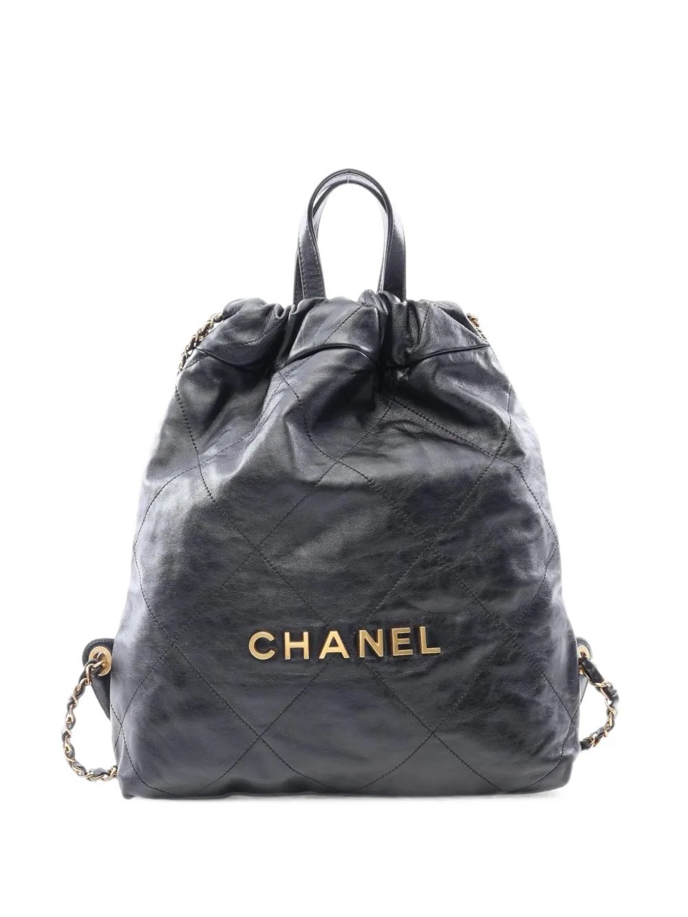 2021 22 quilted leather backpack