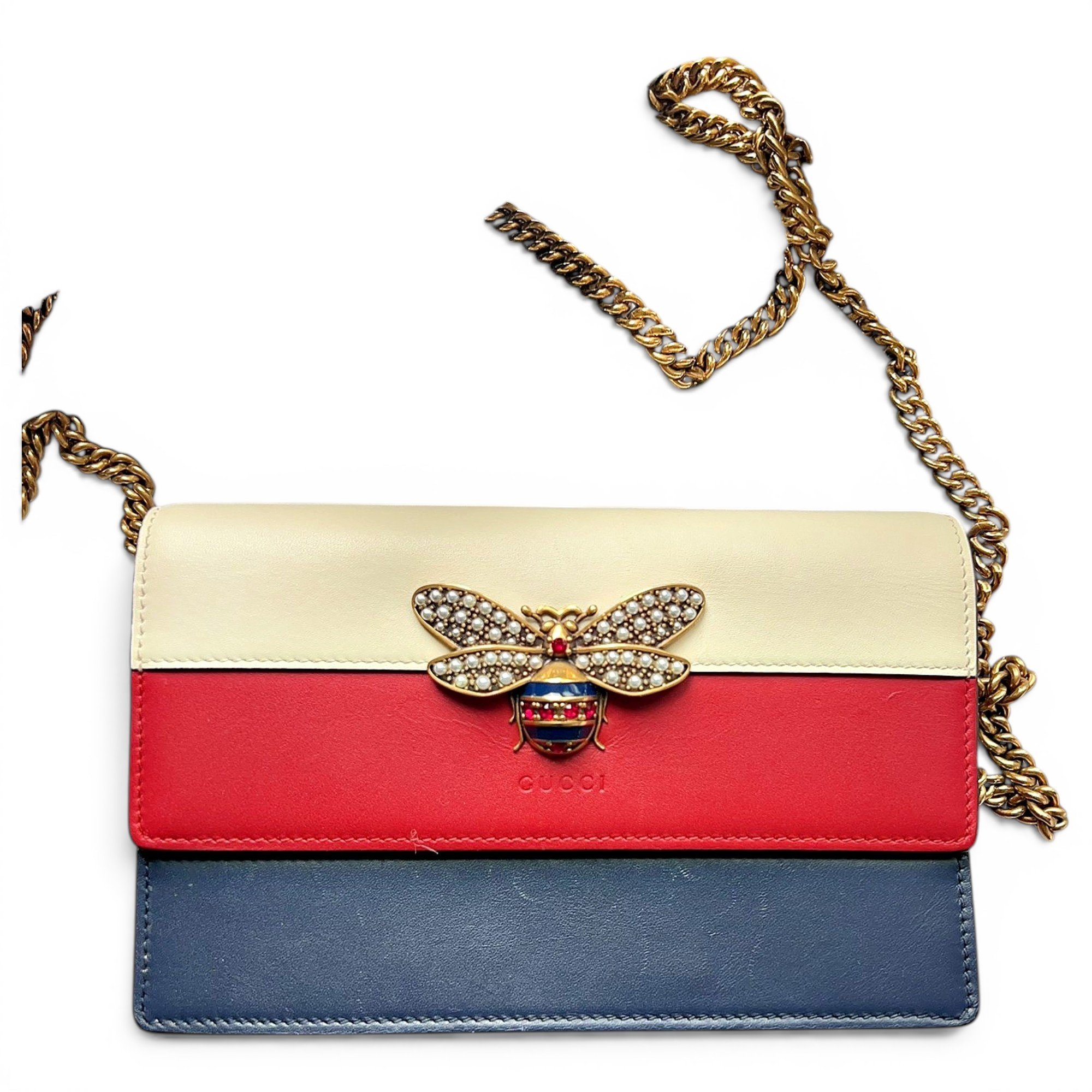 Patent leather handbag