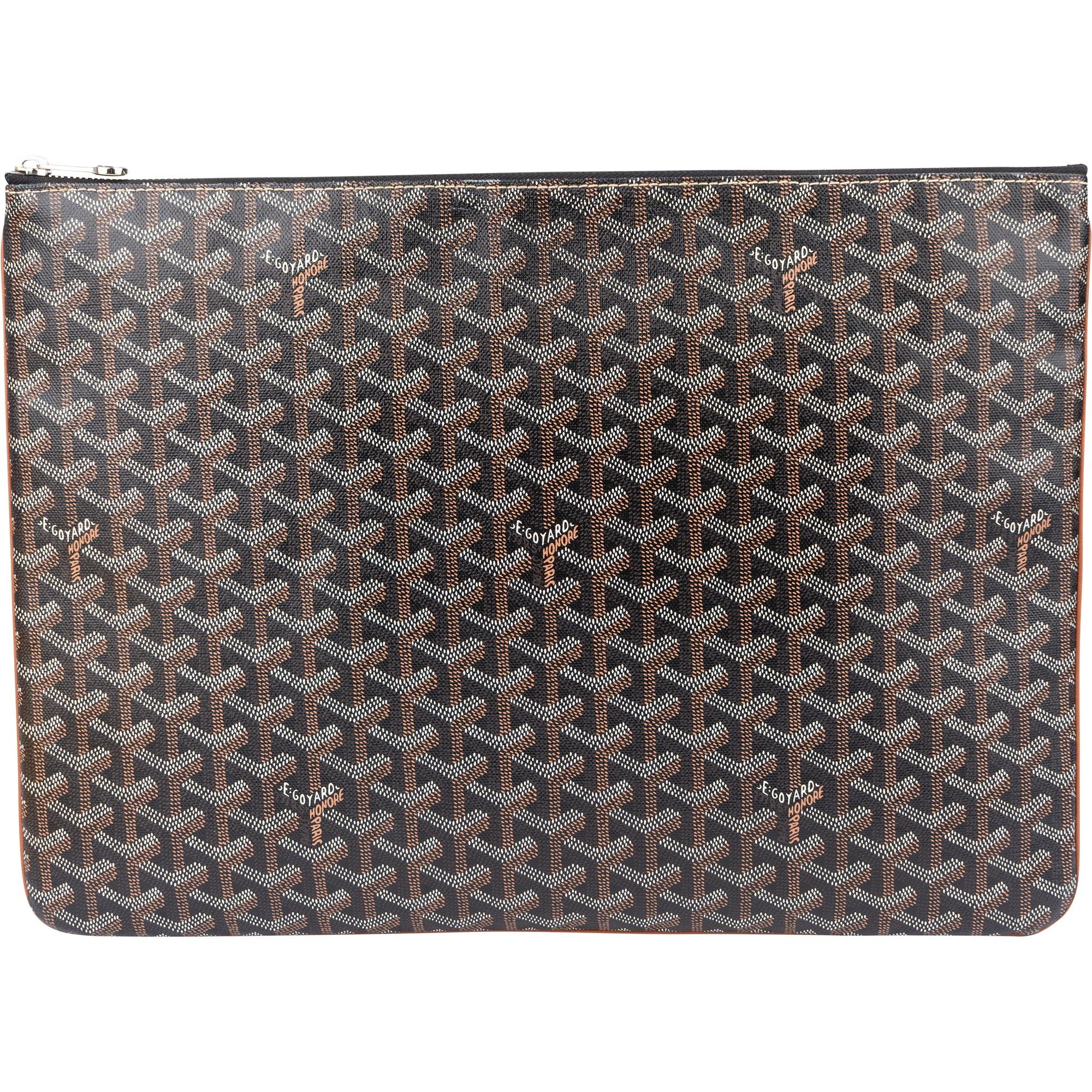 Goyard Sénat cloth clutch bag