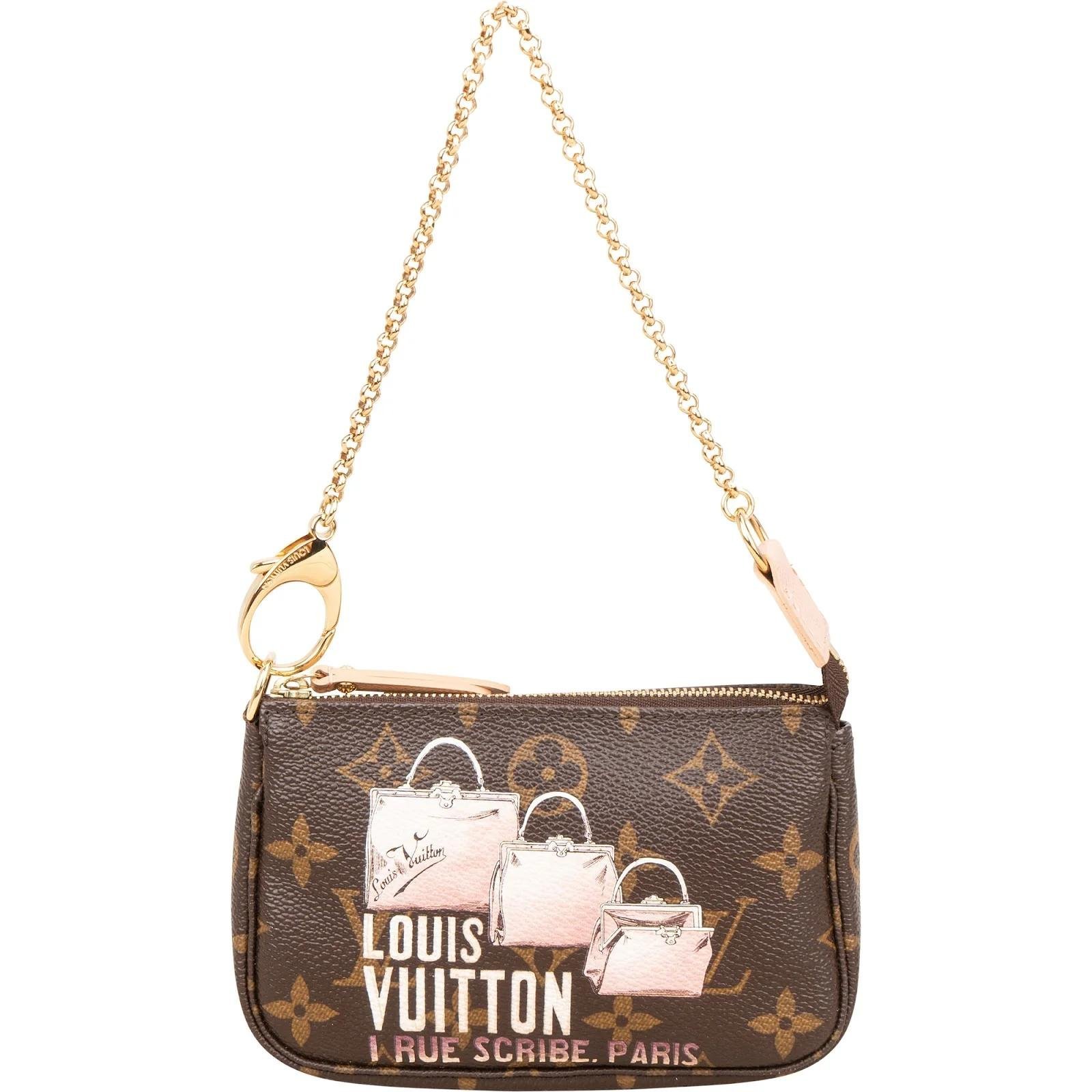 Pochette Accessoire leather handbag