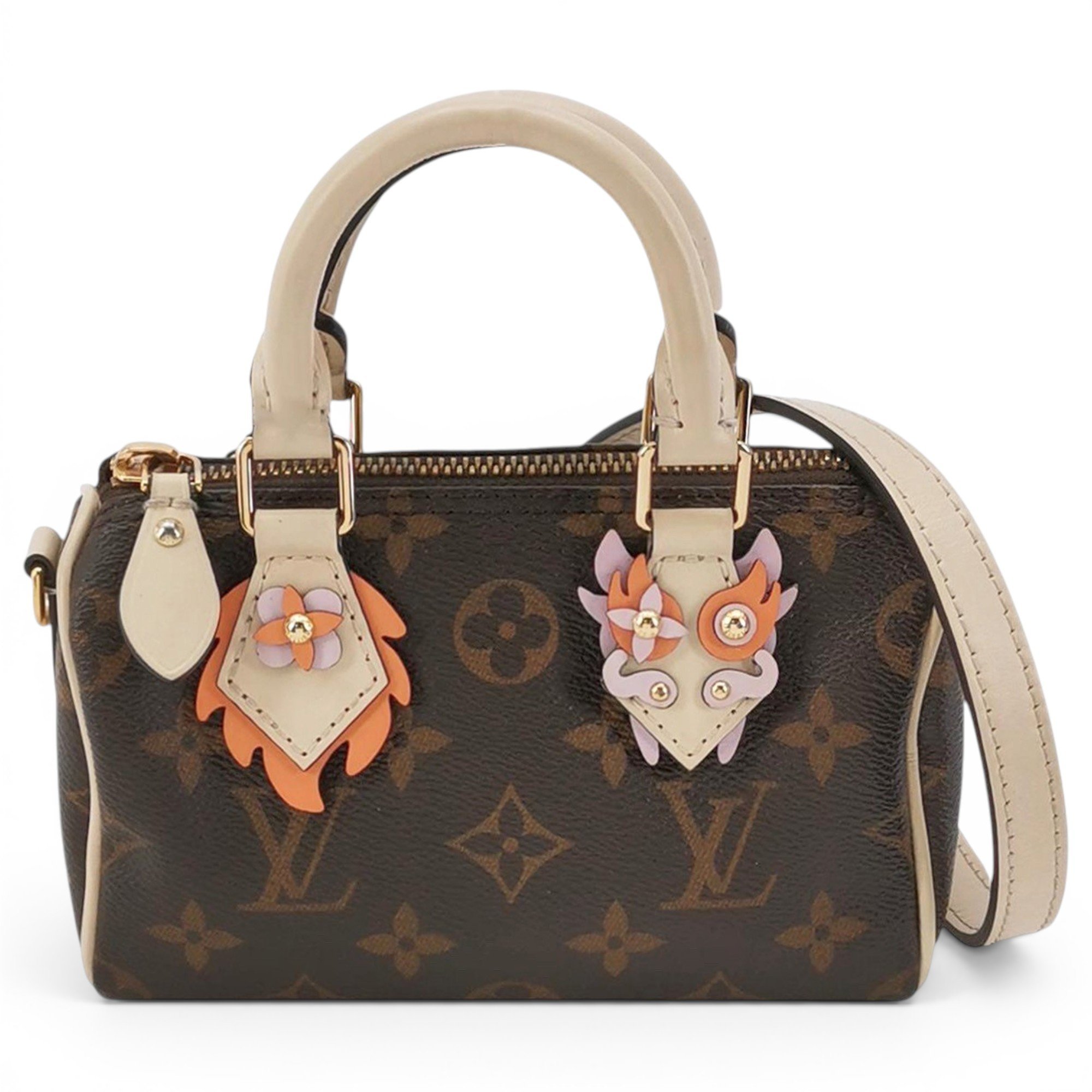 Louis Vuitton Nano Speedy / Mini HL leather handbag