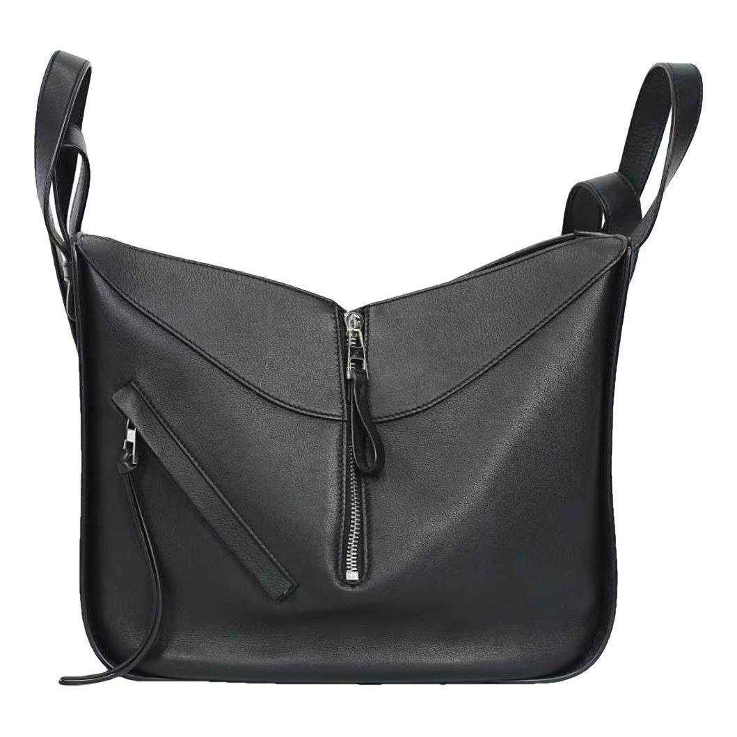 Hammock leather handbag